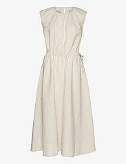 House Of Dagmar - RUFFLE COTTON DRESS - feestelijke kleding voor outlet-prijzen - white/black - 0