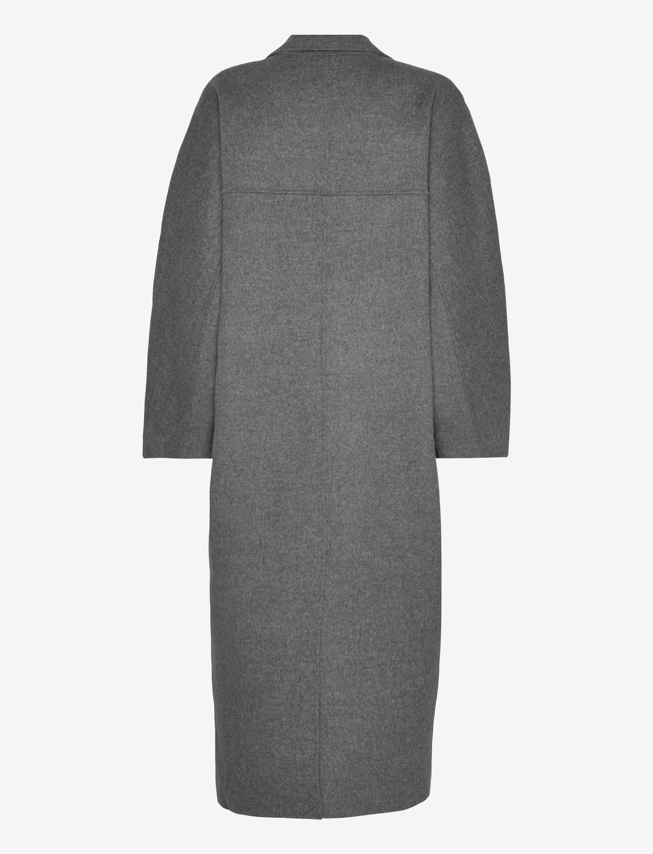 House Of Dagmar - Oversize doublé coat - charcoal melange - 1