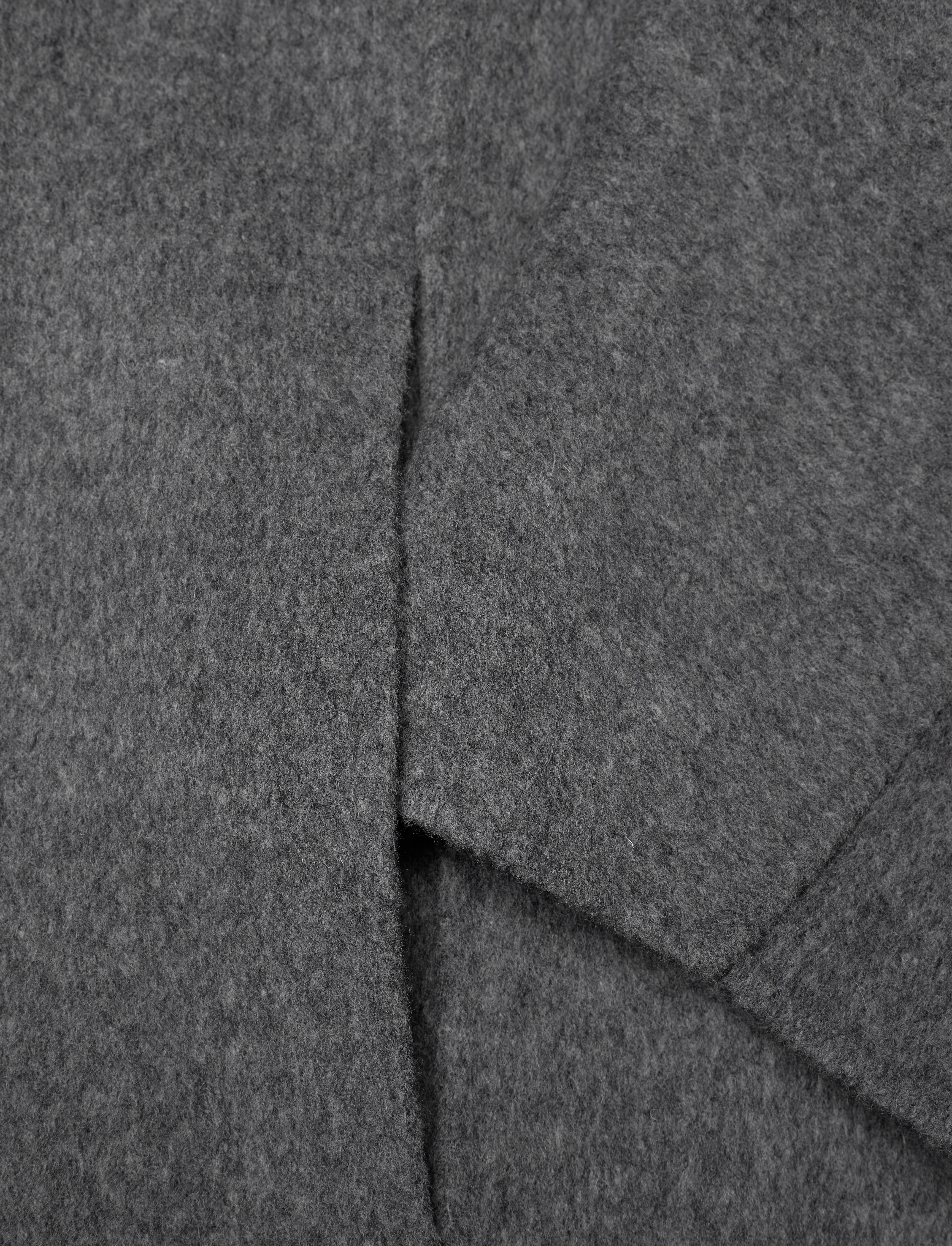 House Of Dagmar - Oversize doublé coat - charcoal melange - 3