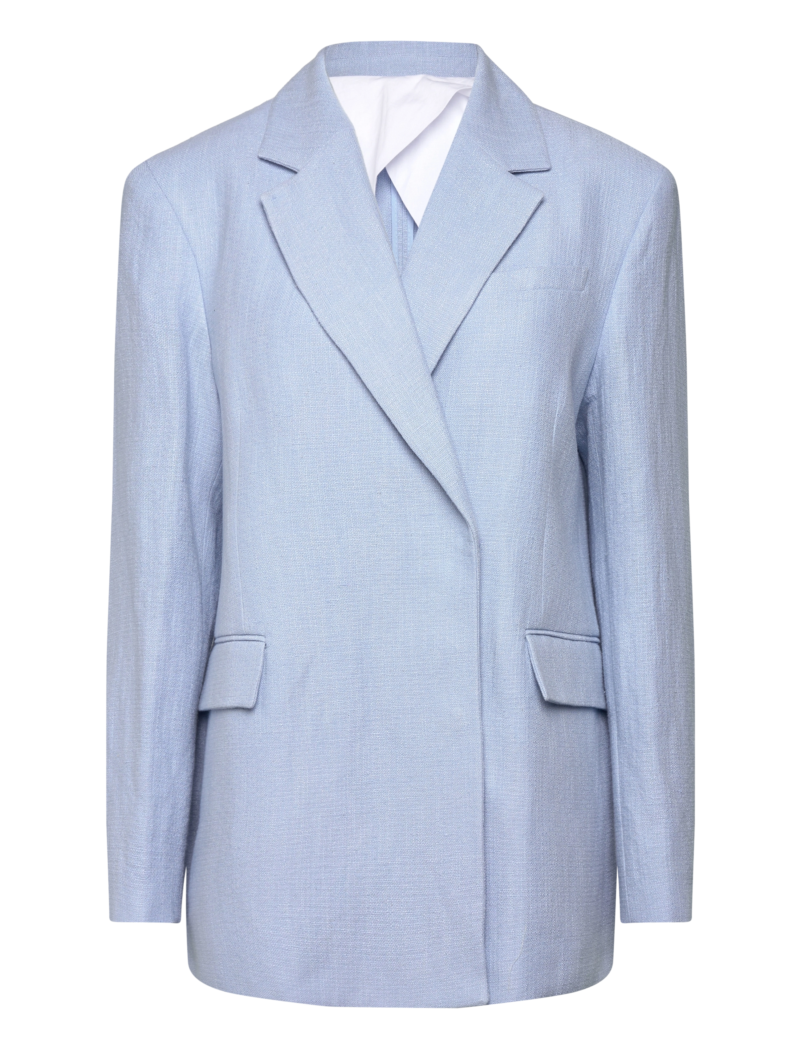 Classic linen blazer - CELESTE