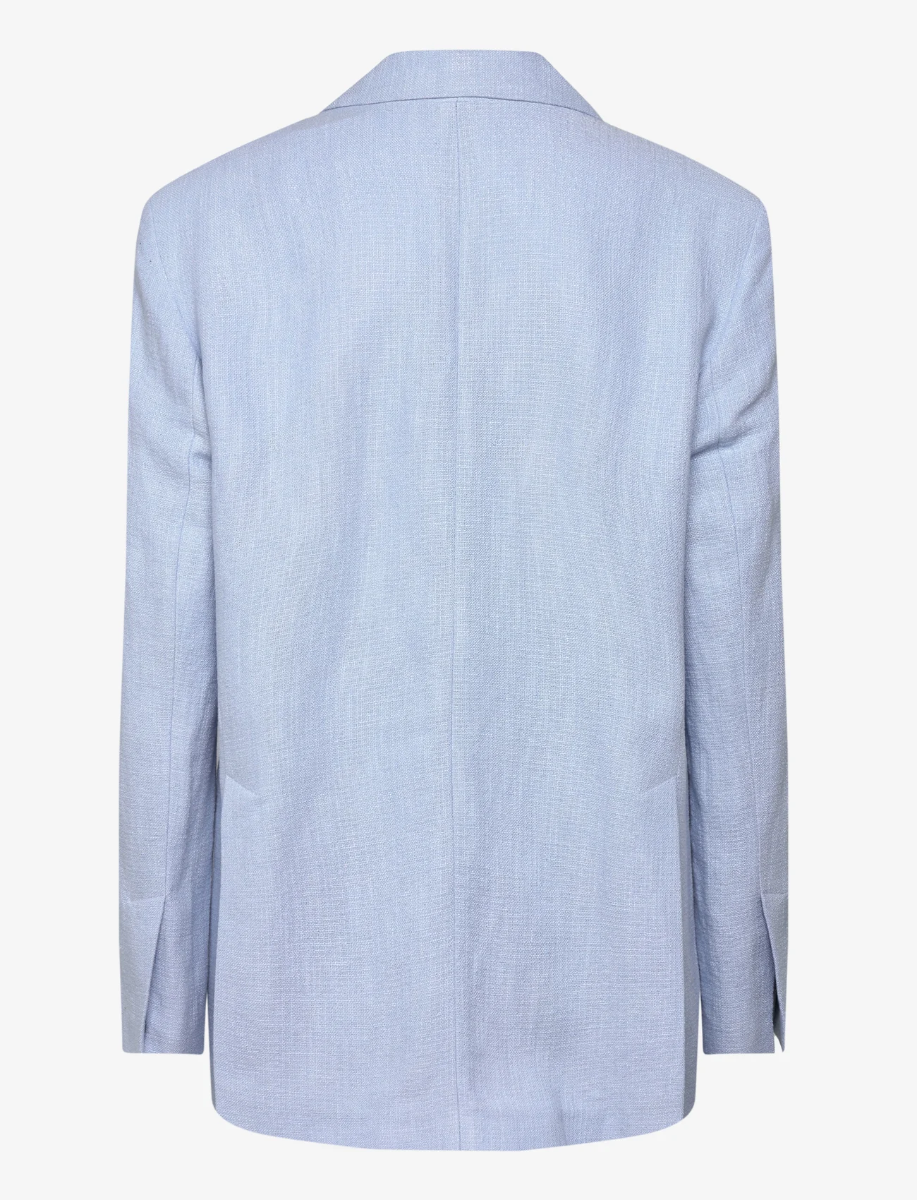 House Of Dagmar - Classic linen blazer - ballīšu apģērbs par outlet cenām - celeste - 1