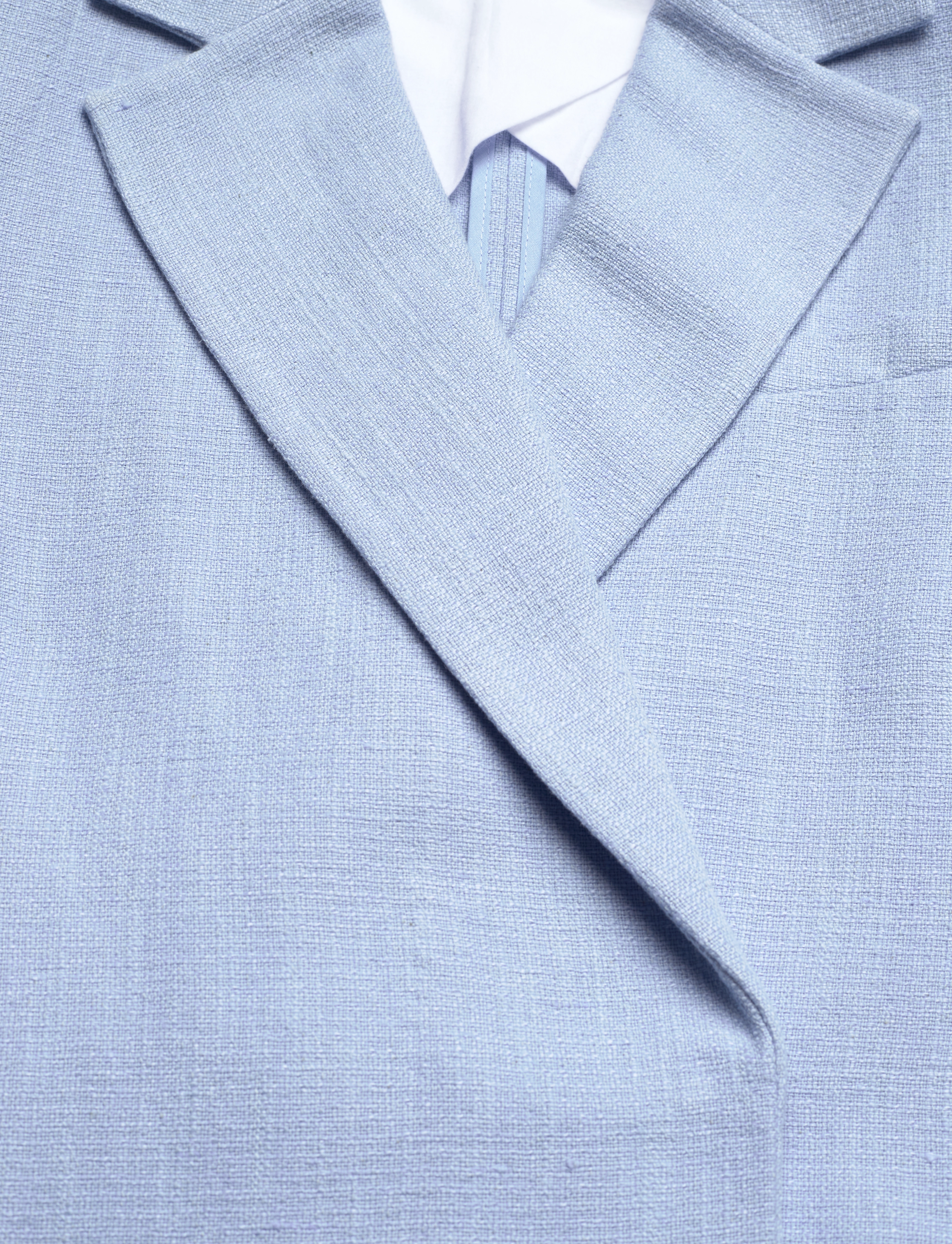 House Of Dagmar - Classic linen blazer - celeste - 2