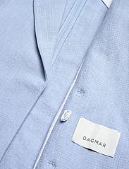 House Of Dagmar - Classic linen blazer - ballīšu apģērbs par outlet cenām - celeste - 4