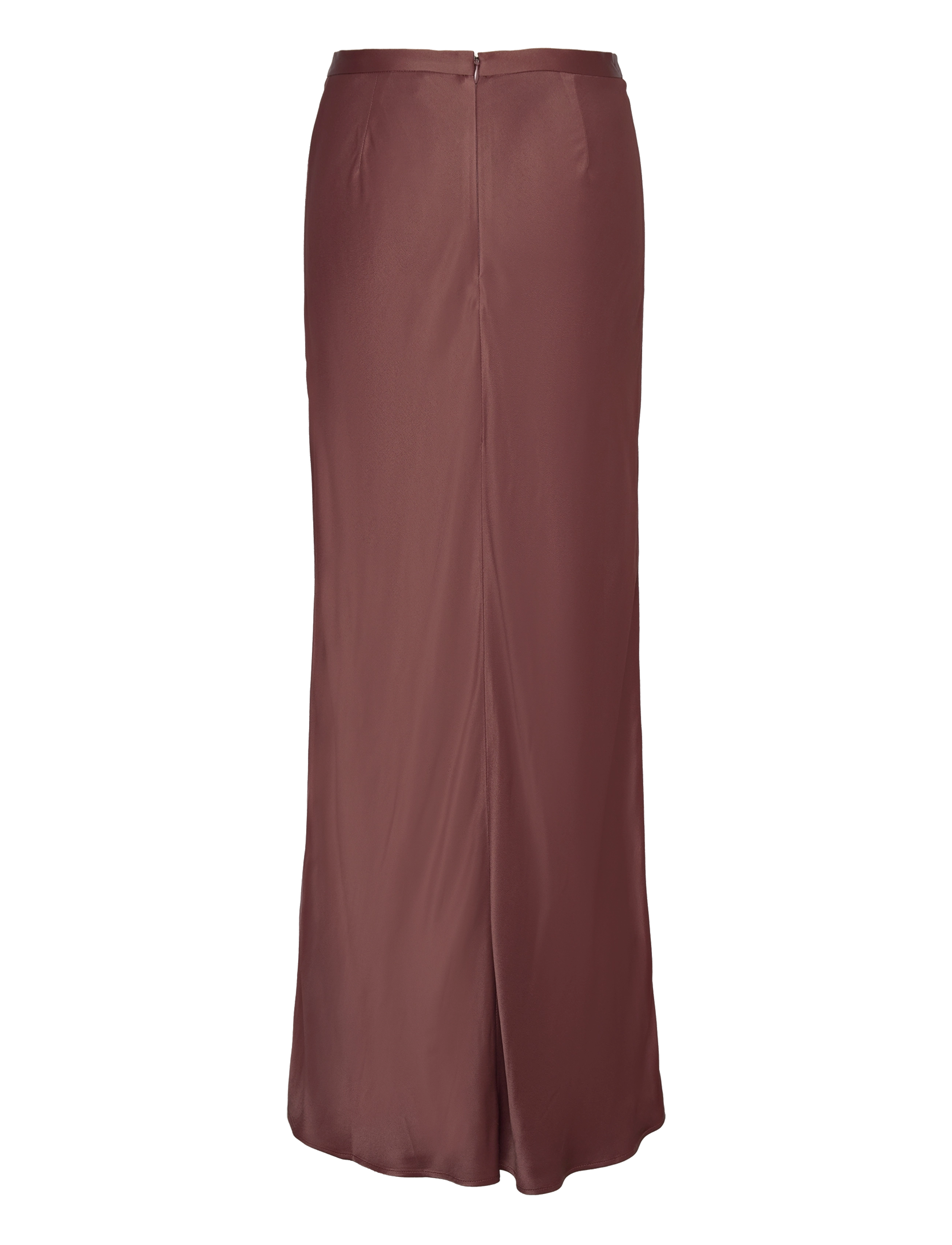 House Of Dagmar - SHINY LONG SKIRT - chocolate brown - 1