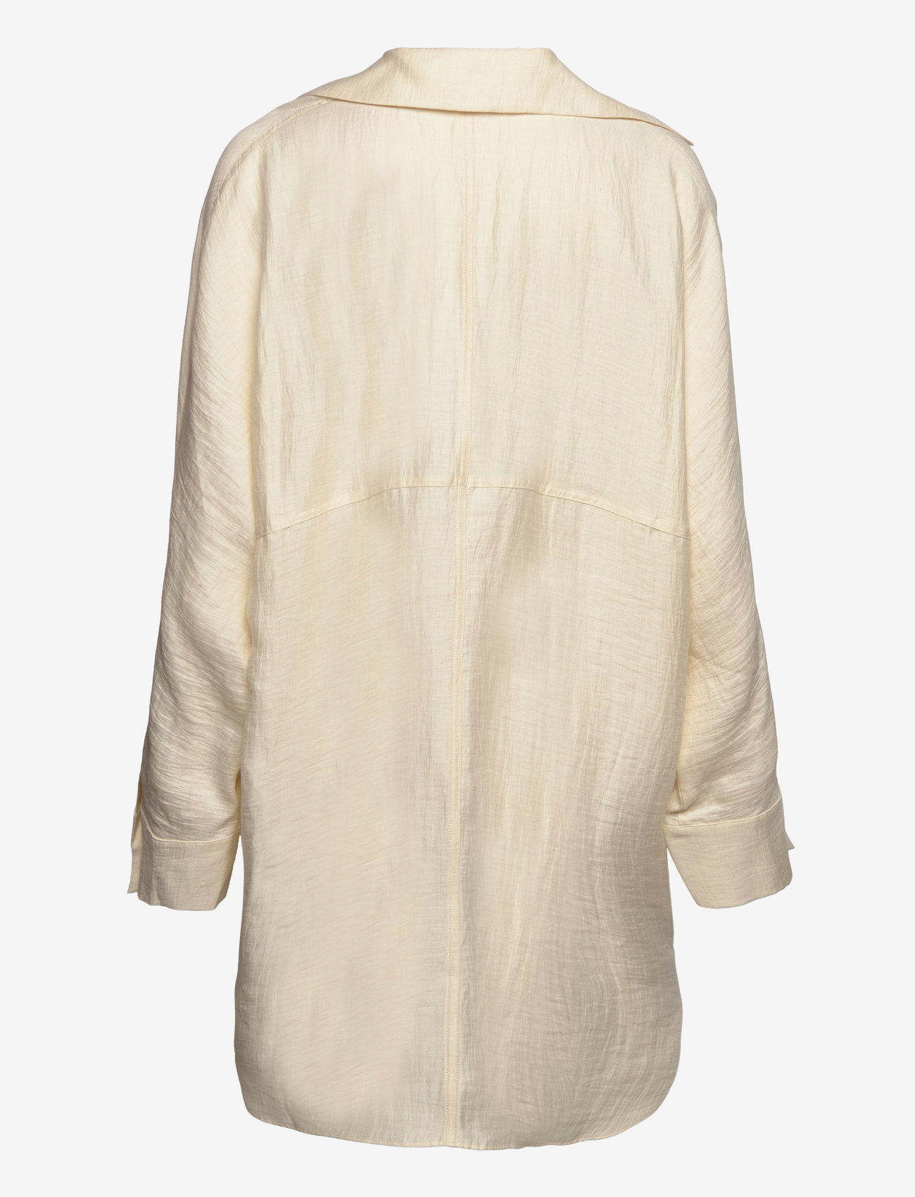 House Of Dagmar - Oversize flowy shirt - vanilla white - 1