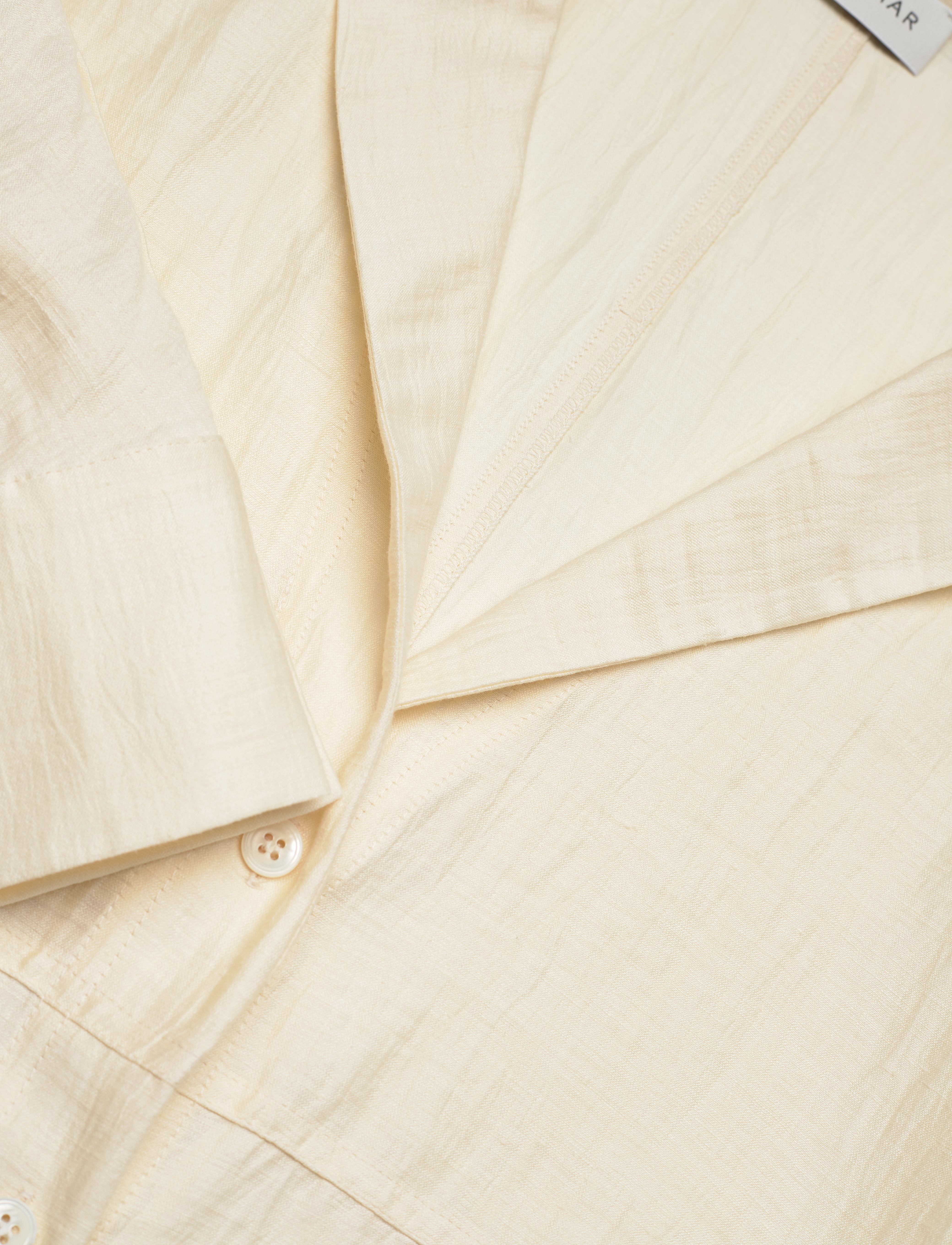 House Of Dagmar - Oversize flowy shirt - vanilla white - 2