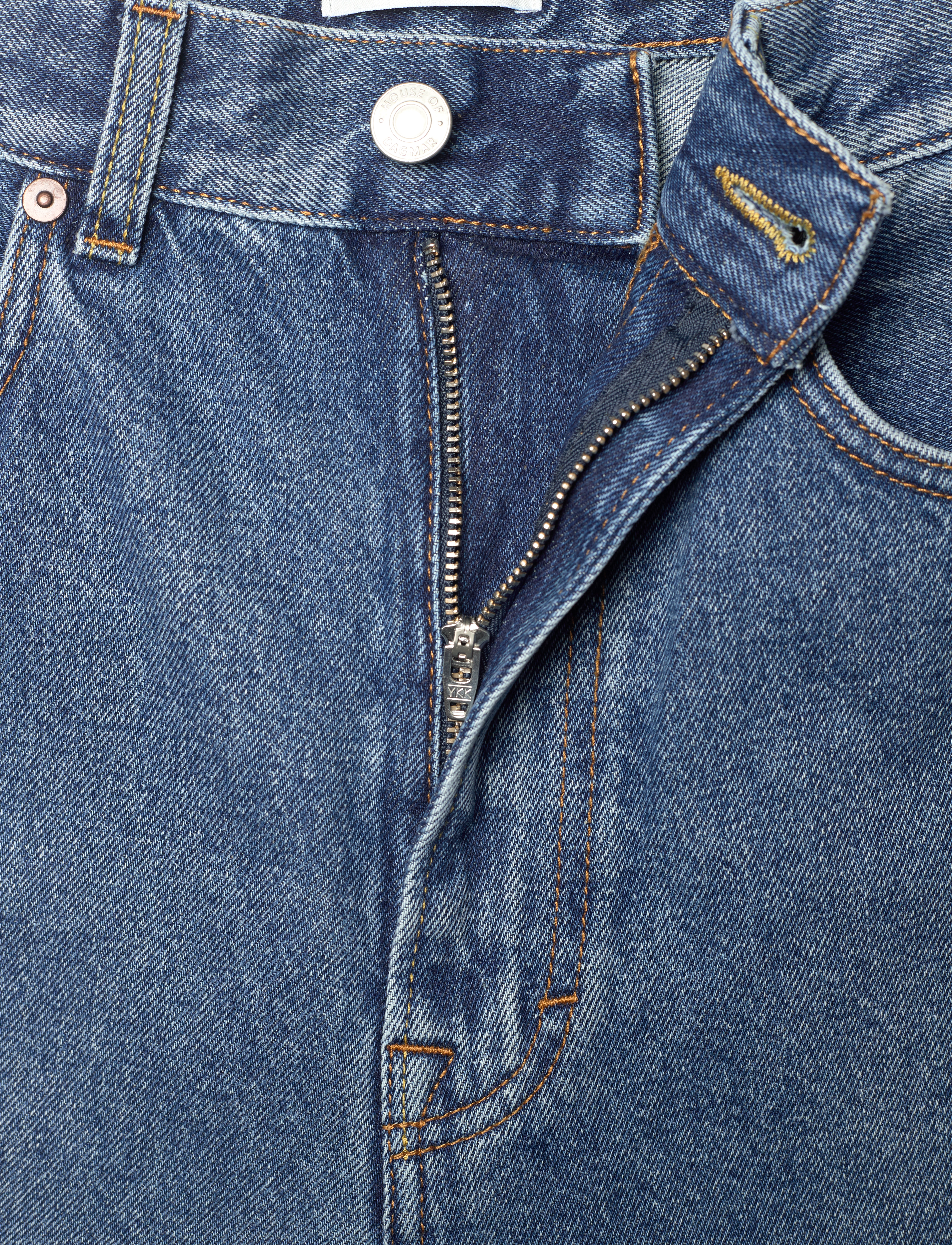 House Of Dagmar - Tapered leg denim - dark blue - 4