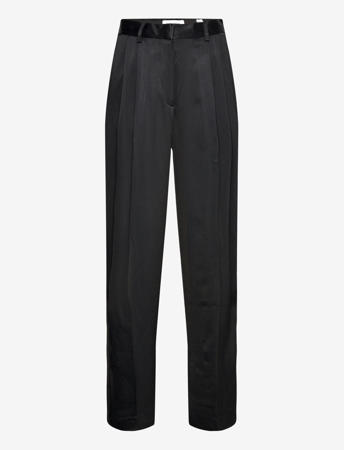 House Of Dagmar - Shiny wide suit pant - black - 0