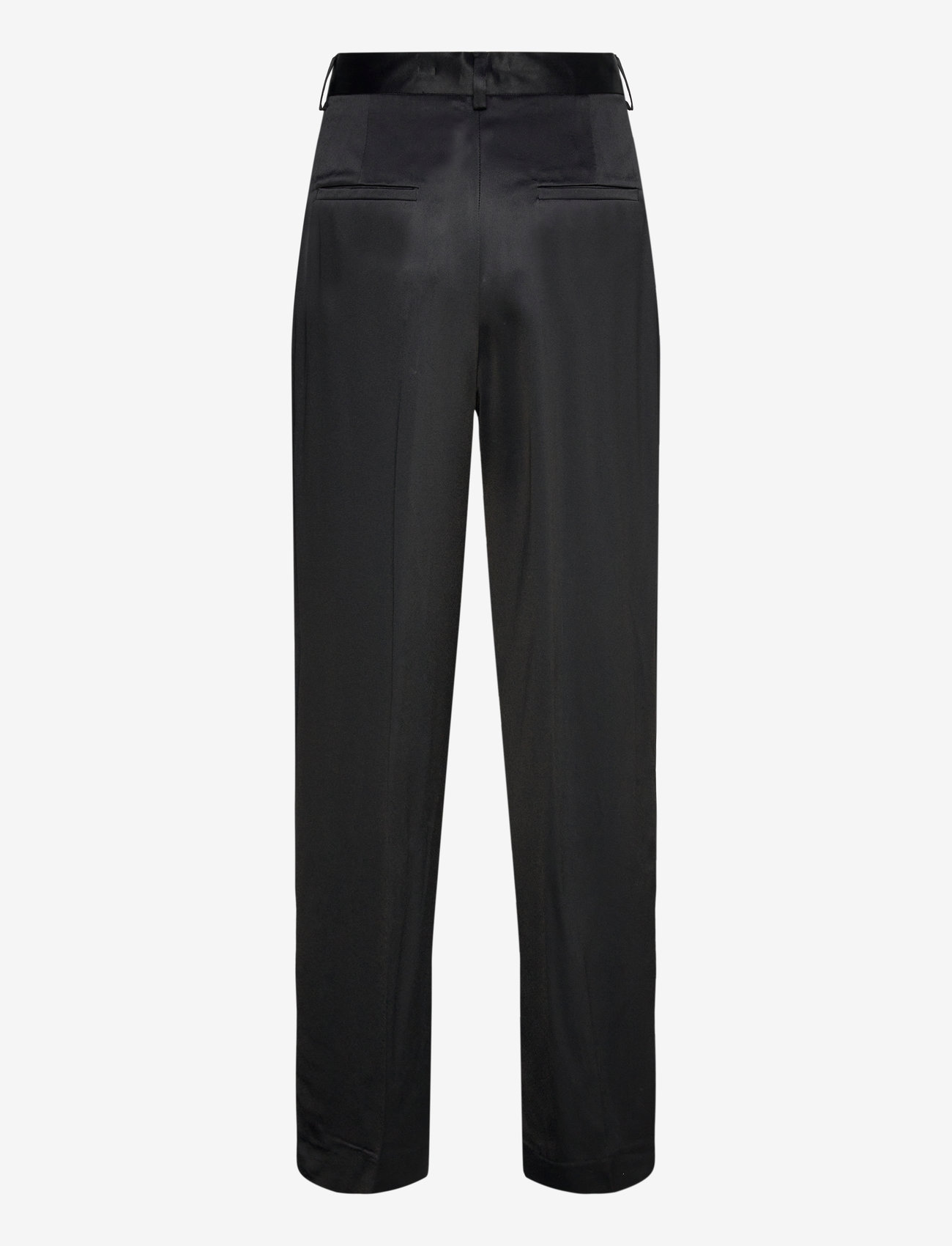 House Of Dagmar - Shiny wide suit pant - black - 1