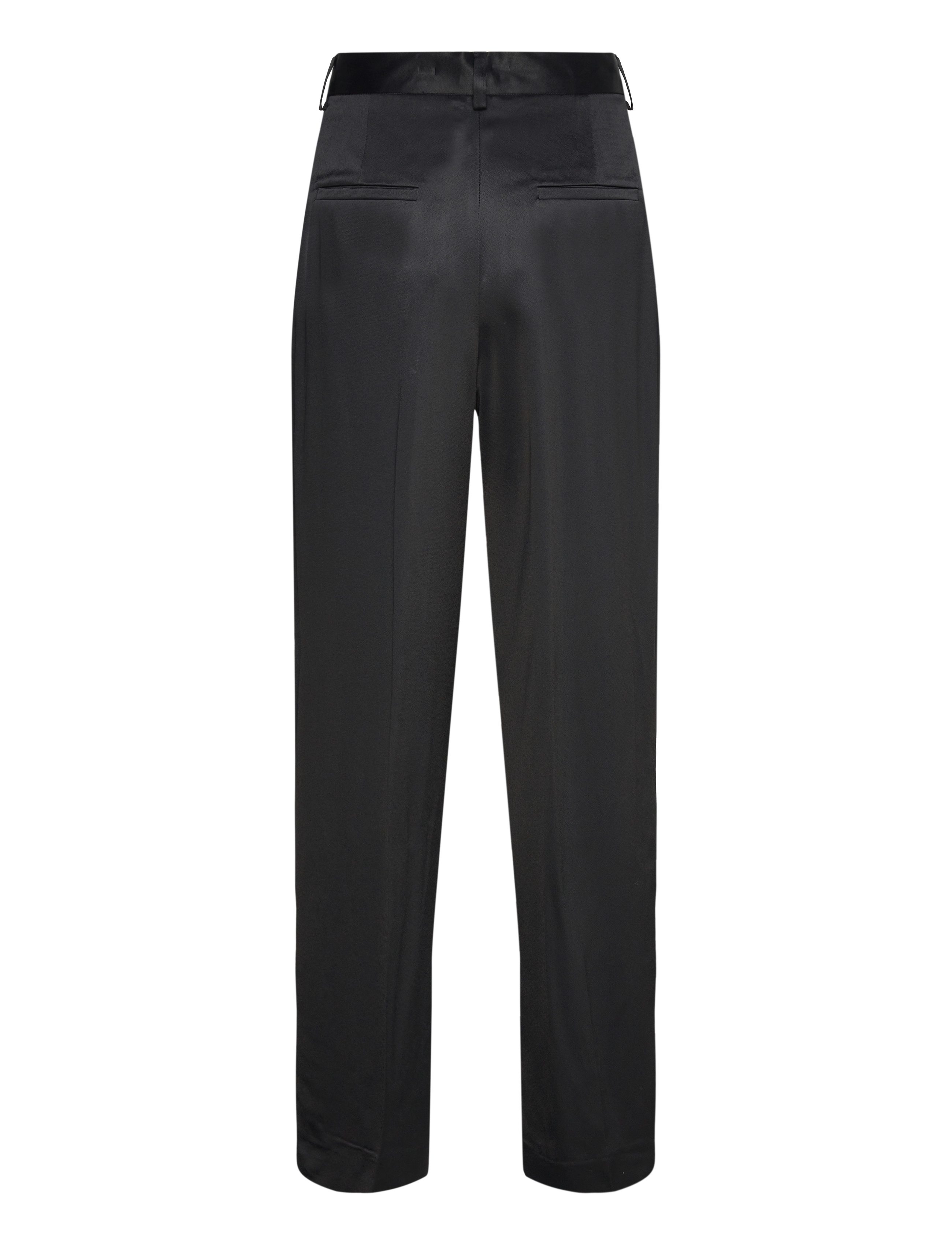 House Of Dagmar - Shiny wide suit pant - black - 1