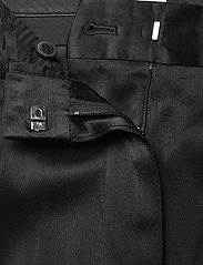 House Of Dagmar - Shiny wide suit pant - dalykinio stiliaus kelnės - black - 3