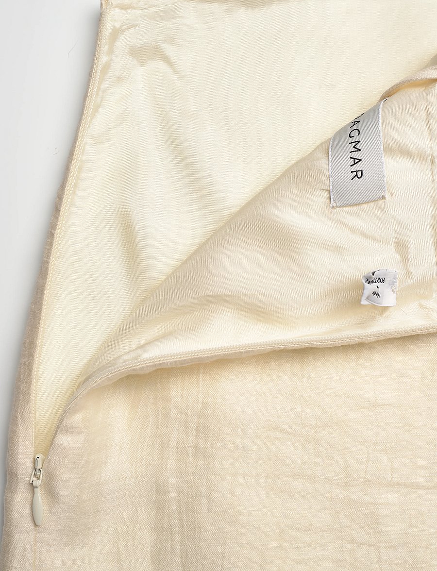 House Of Dagmar - LINEN STRAP TOP - Ærmeløse bluser - vanilla white - 2