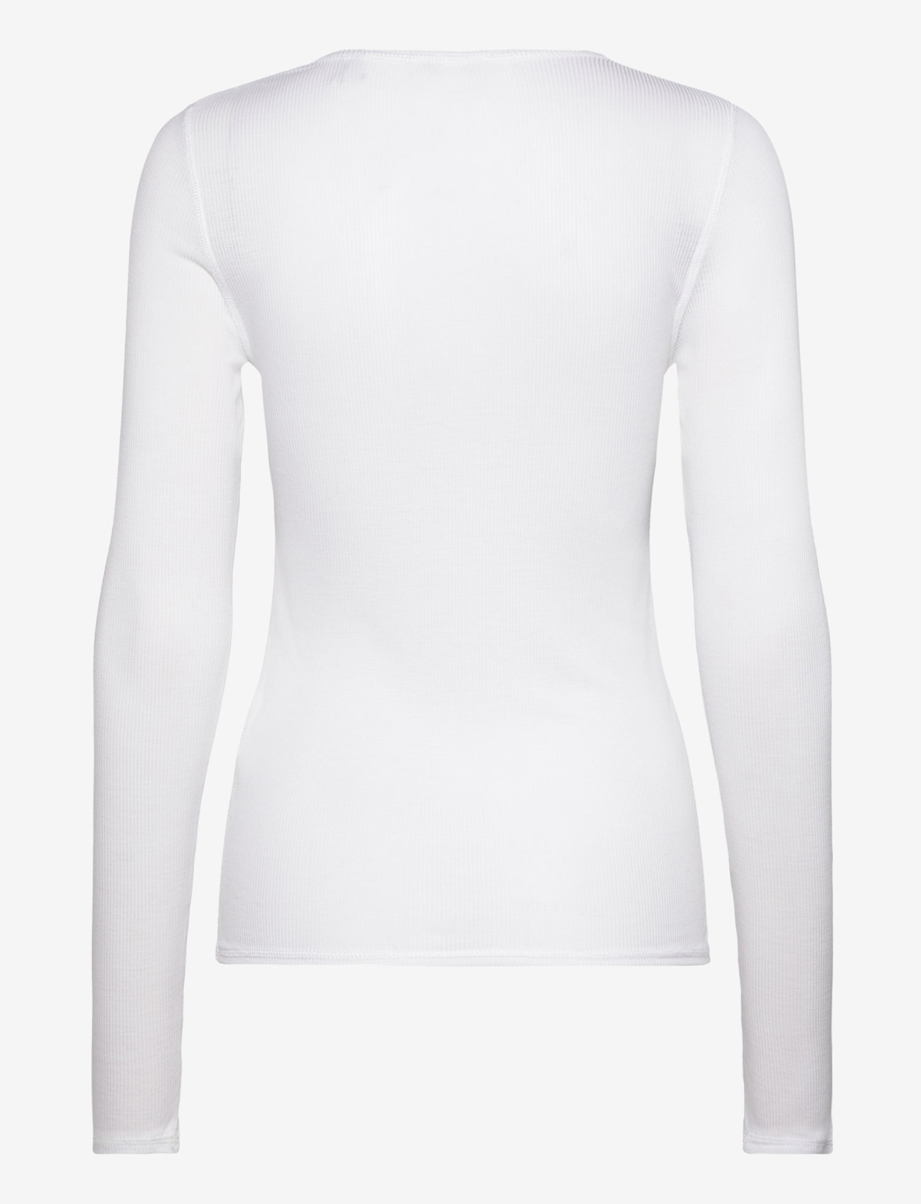 House Of Dagmar - LYOCELL LONG SLEEVE - långärmade toppar - white - 1
