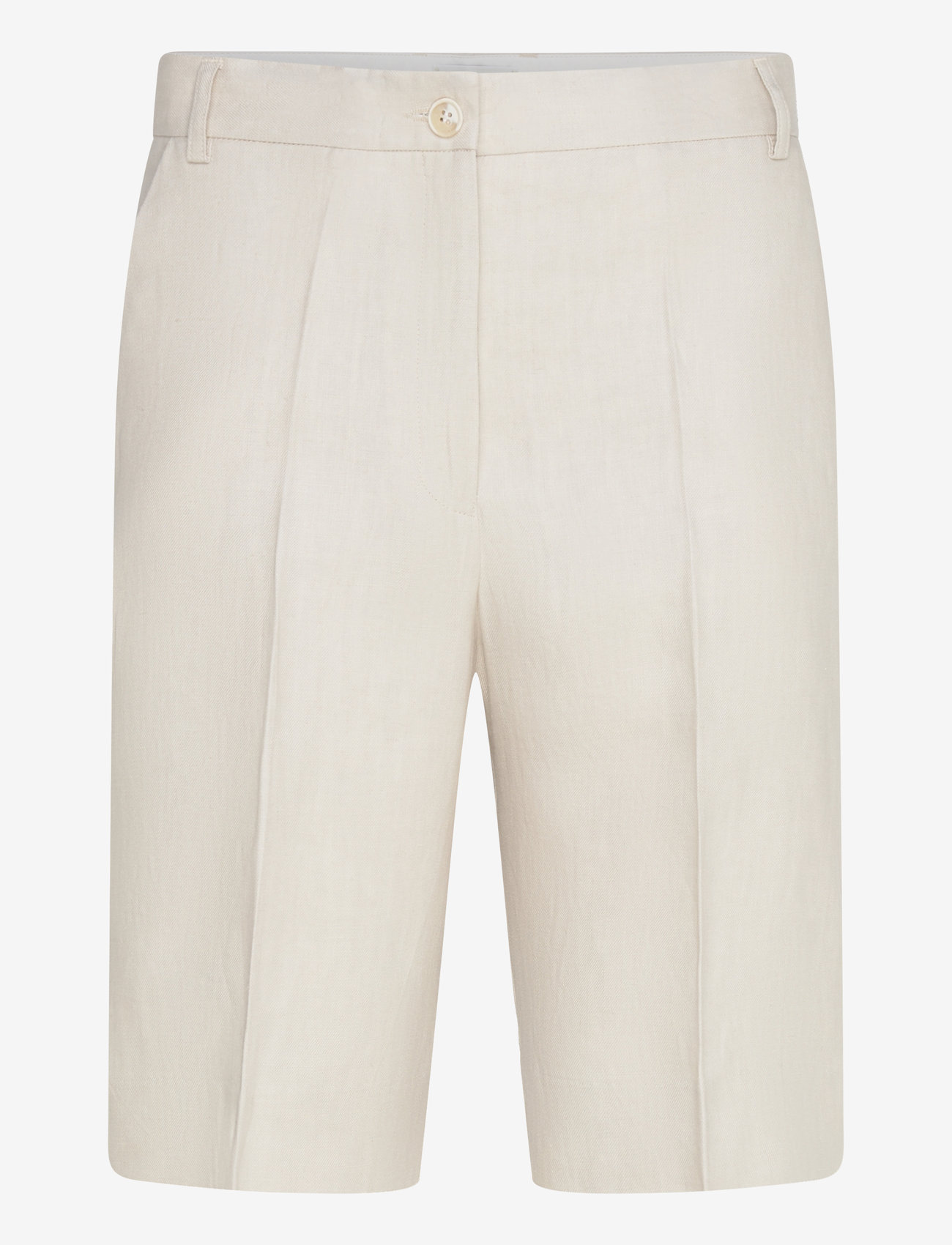 House Of Dagmar - TAILORED SHORTS - bermudashorts - oat - 0
