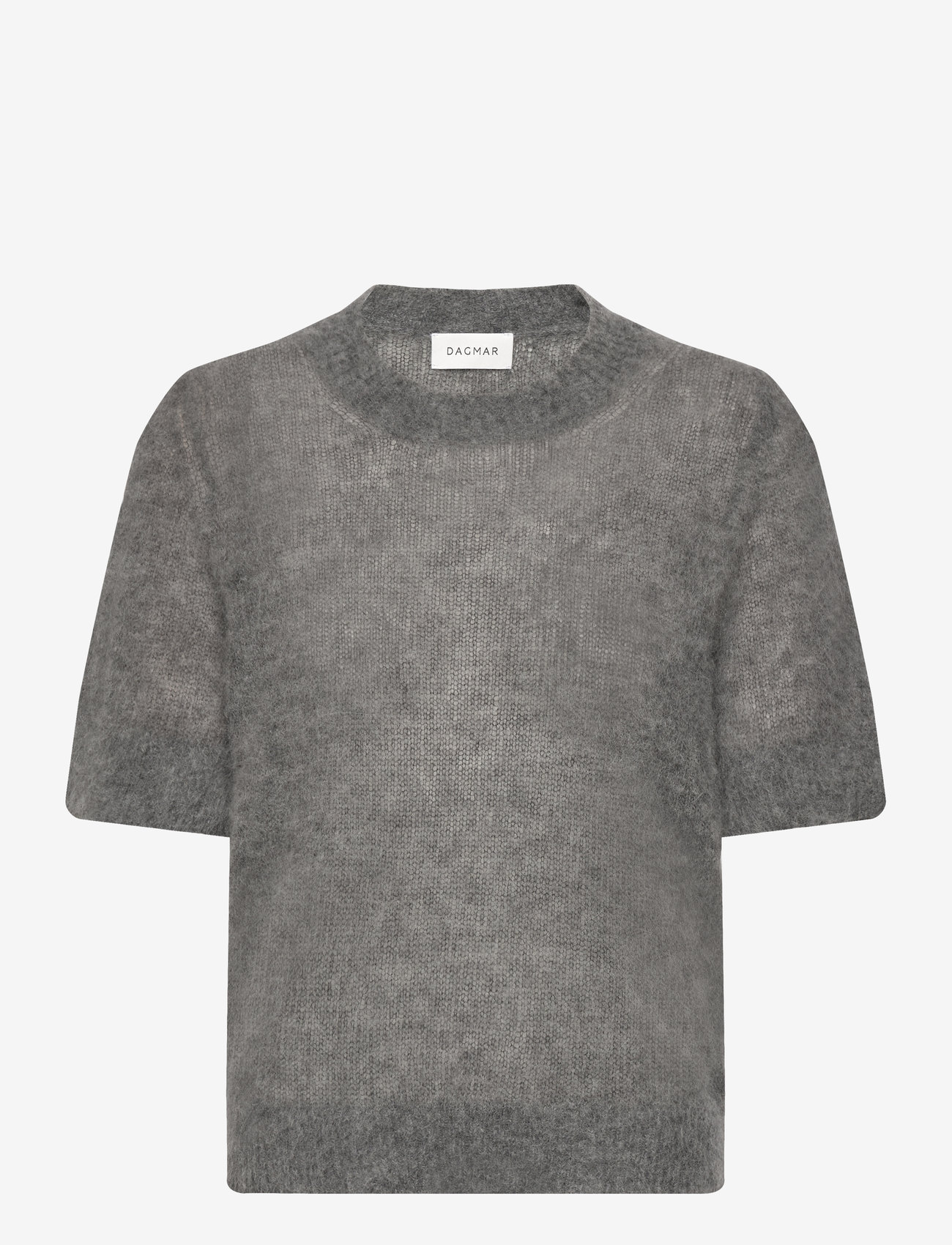 House Of Dagmar - BRUSHED ALPACA TOP - sviitrid - dark grey - 0