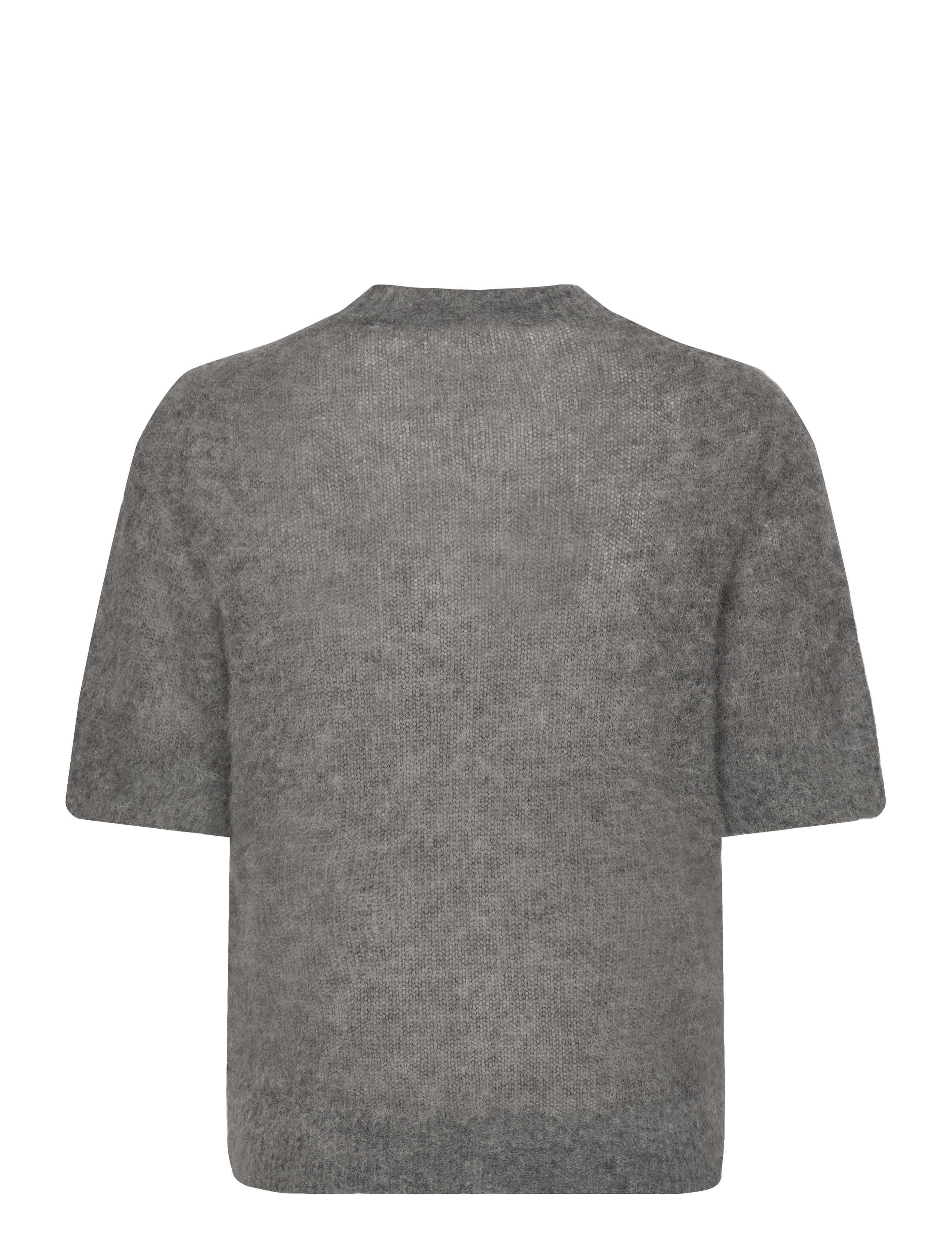 House Of Dagmar - BRUSHED ALPACA TOP - dark grey - 1