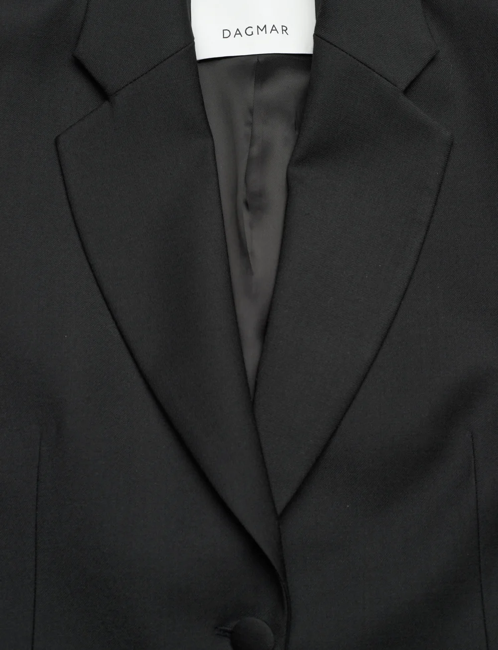 House Of Dagmar - SHORT PLEATED BLAZER - single breasted blazers - black - 2