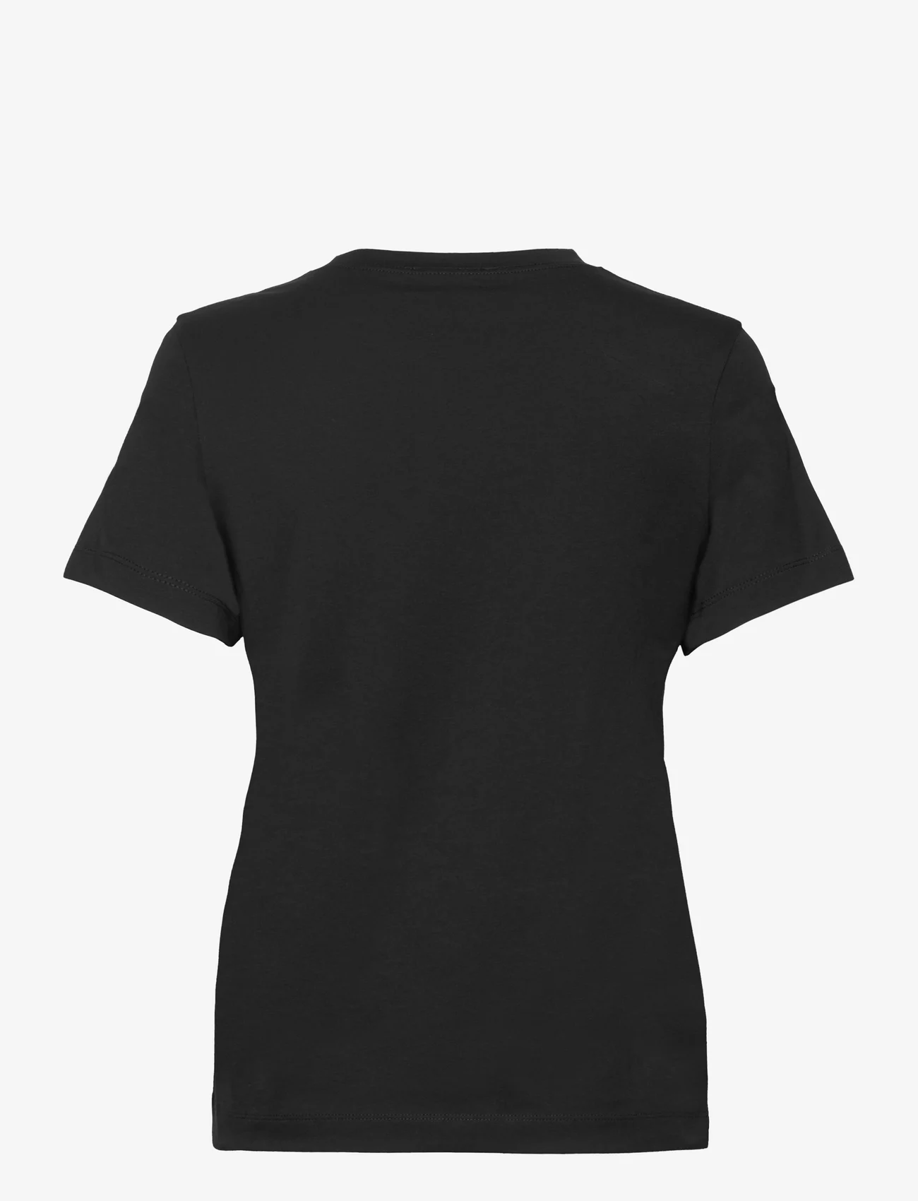 House Of Dagmar - COTTON T-SHIRT - t-shirts & tops - black - 1