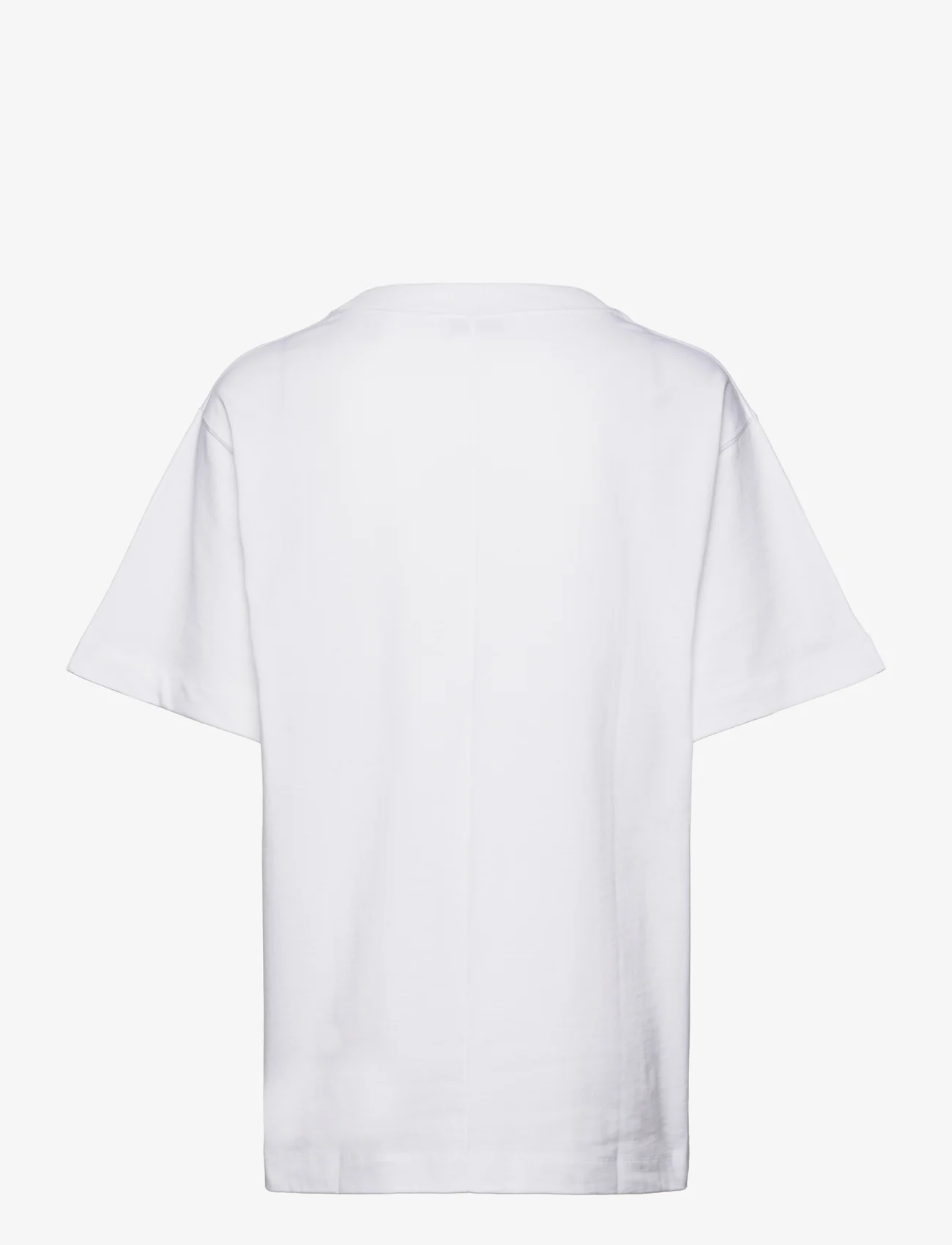 House Of Dagmar - OVERSIZED COTTON TEE - t-shirts - white - 1