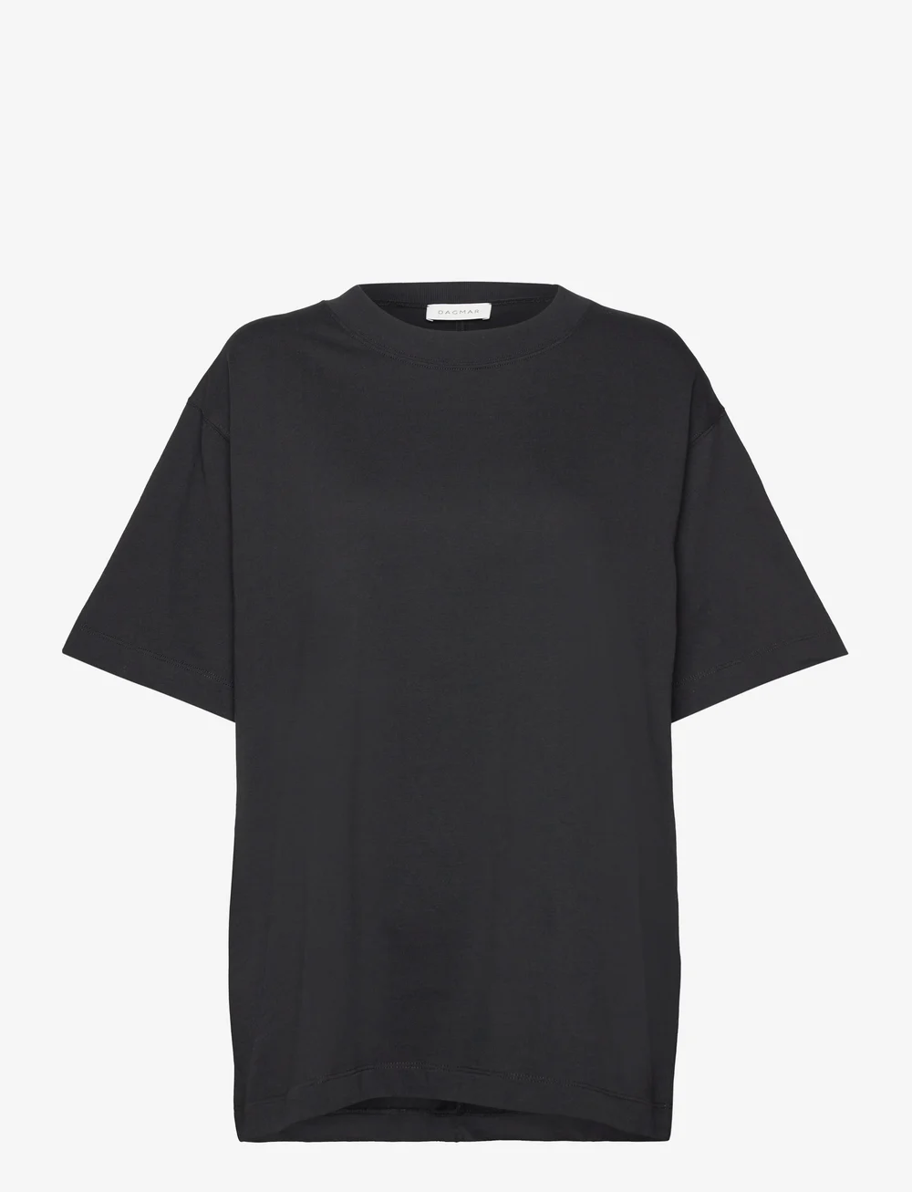 House Of Dagmar - OVERSIZED COTTON TEE - t-shirts - black - 0