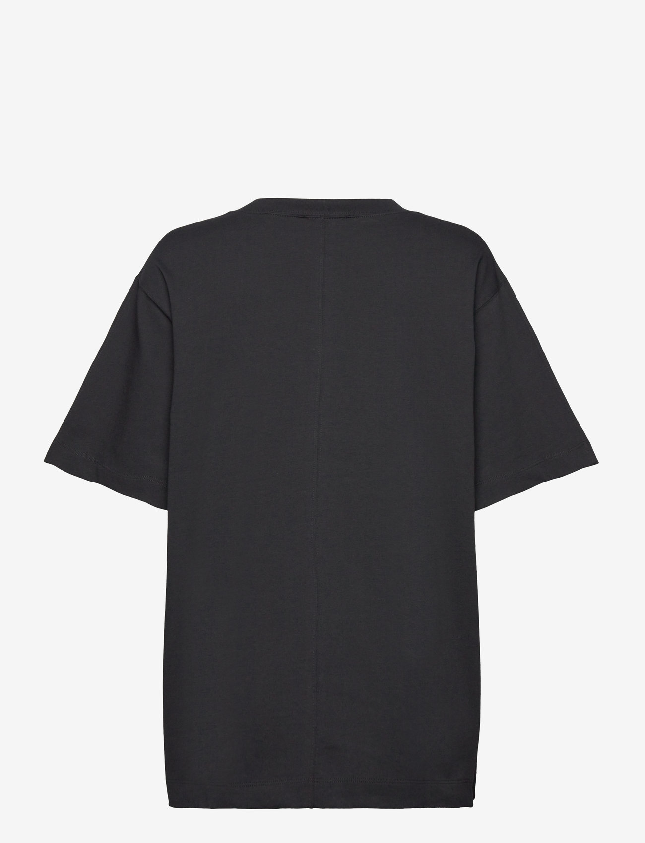 House Of Dagmar - OVERSIZED COTTON TEE - t-shirts - black - 1