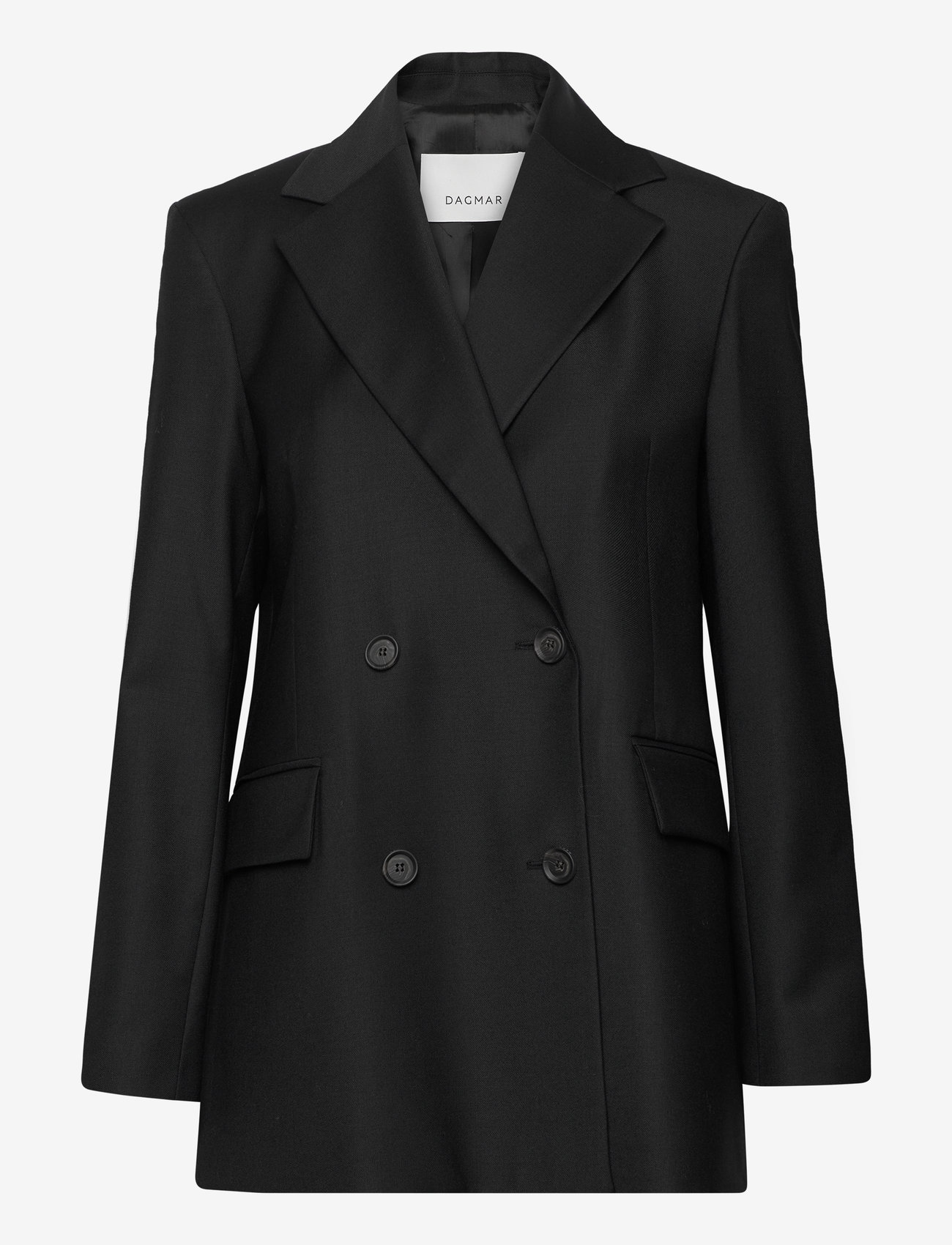 House Of Dagmar - CLASSIC WOOL BLAZER - dubbelknäppta kavajer - black - 0
