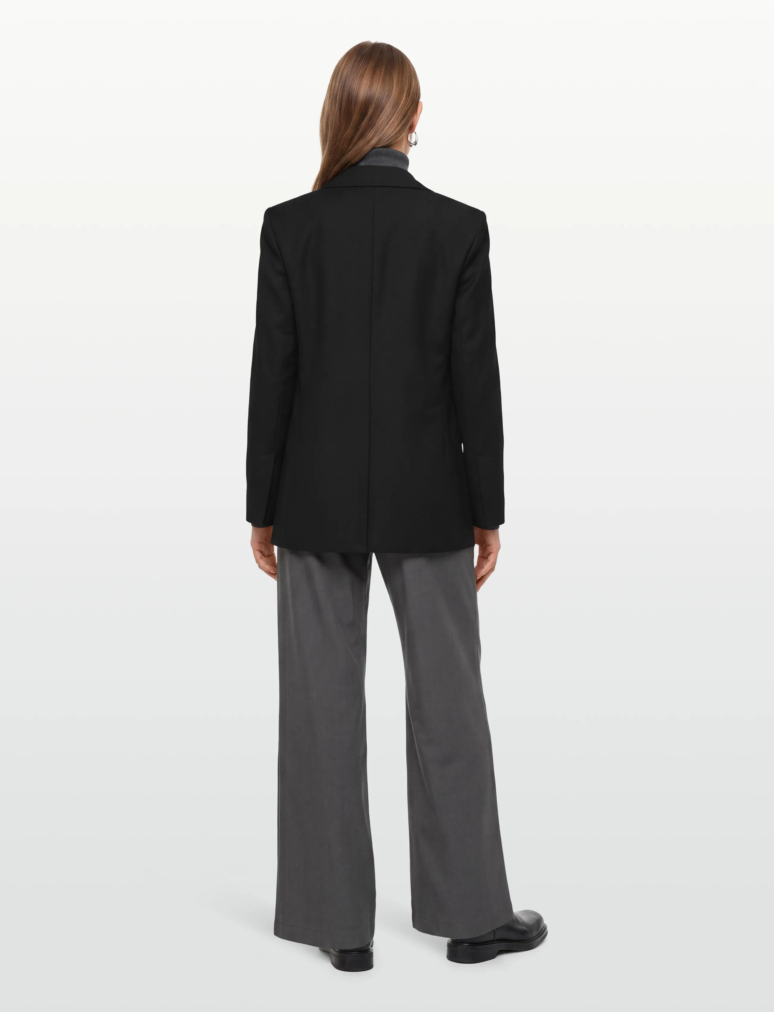House Of Dagmar - CLASSIC WOOL BLAZER - festmode zu outlet-preisen - black - 4