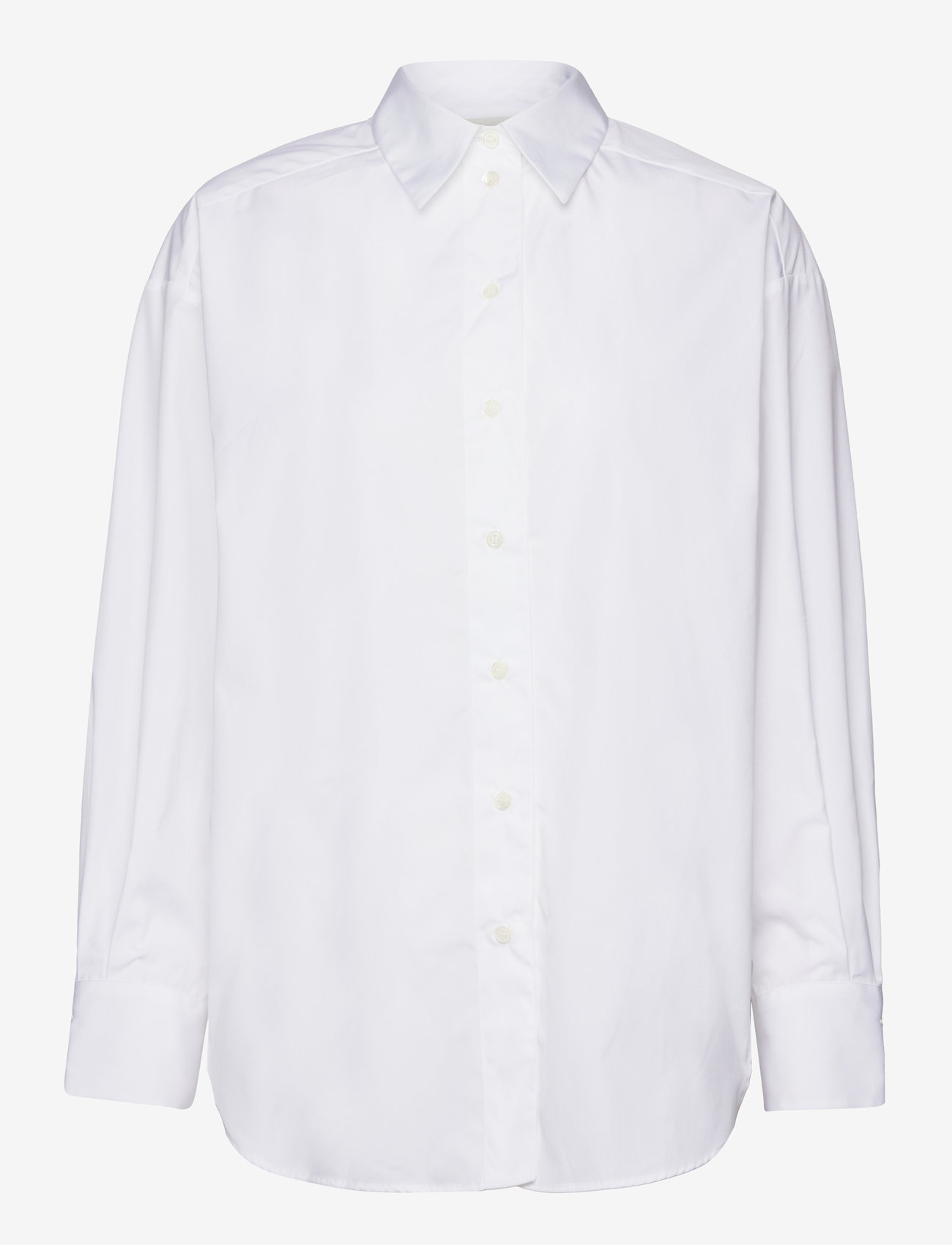 House Of Dagmar - CLASSIC COTTON SHIRT - denim shirts - white - 0