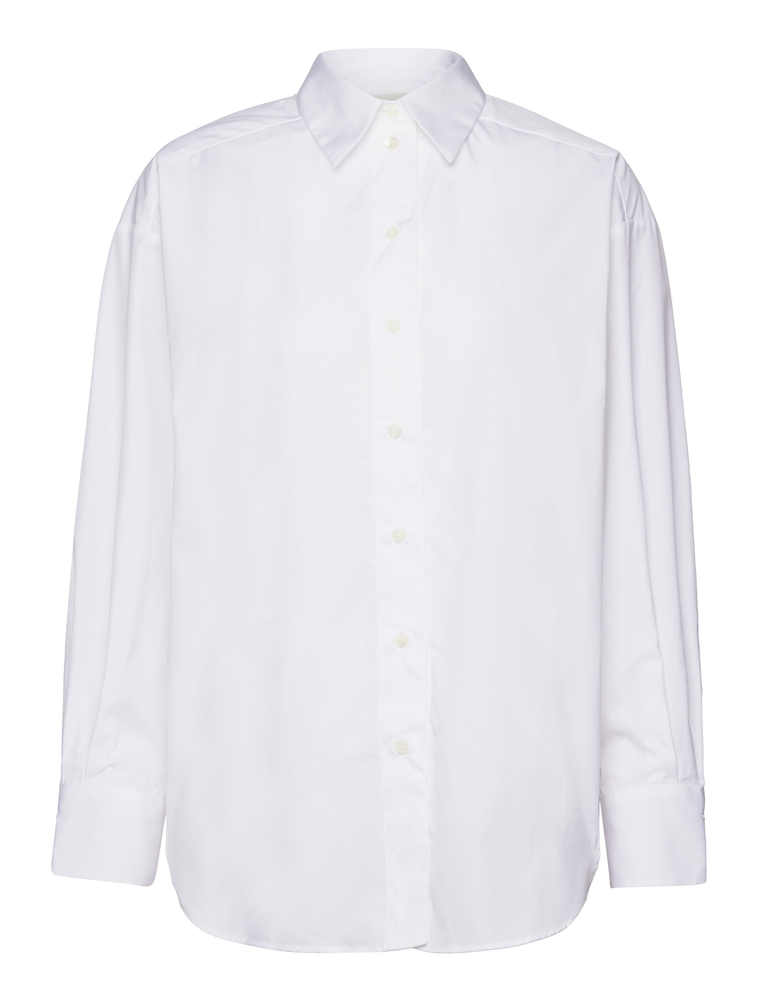 House Of Dagmar CLASSIC COTTON SHIRT - Dagmar - WHITE / white