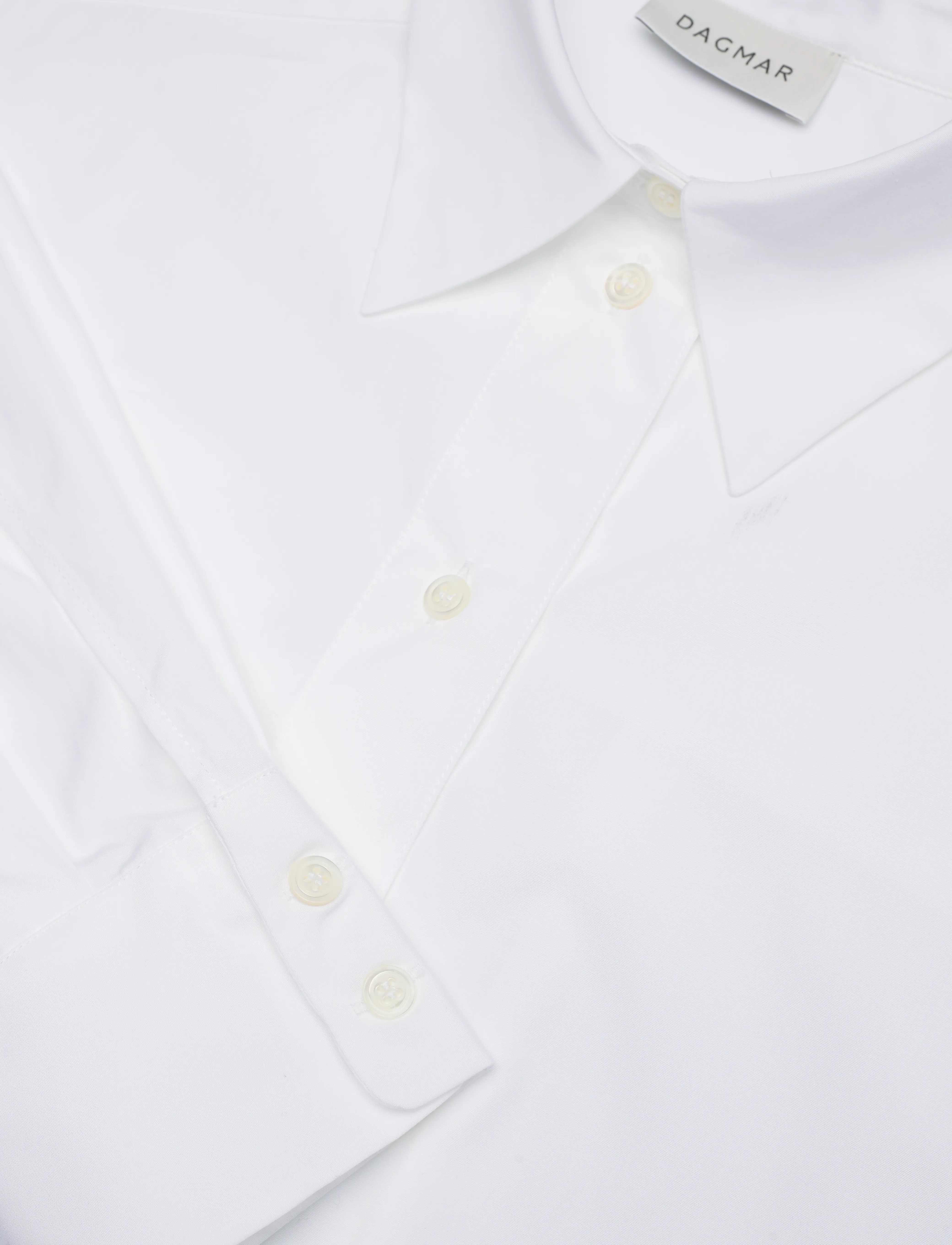 House Of Dagmar - CLASSIC COTTON SHIRT - jeanshemden - white - 2