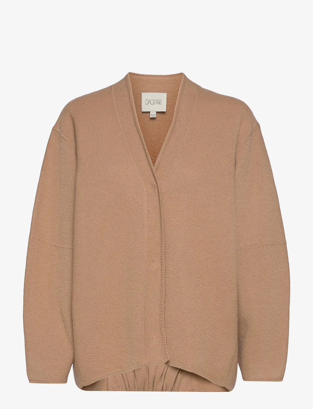 House Of Dagmar - Bea long - cardigans - camel - 0