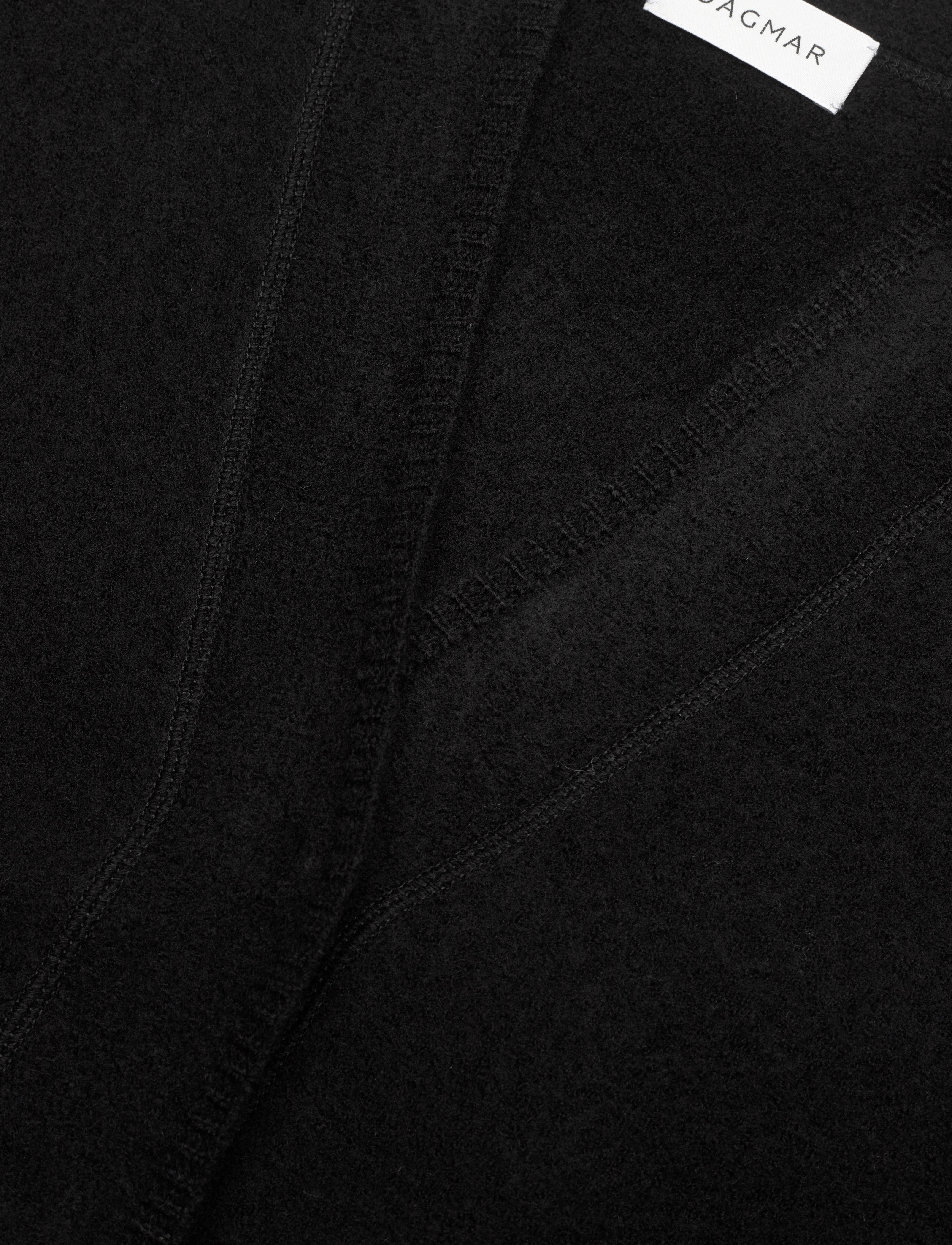 House Of Dagmar - SHORT WOOL CARDIGAN - black - 2