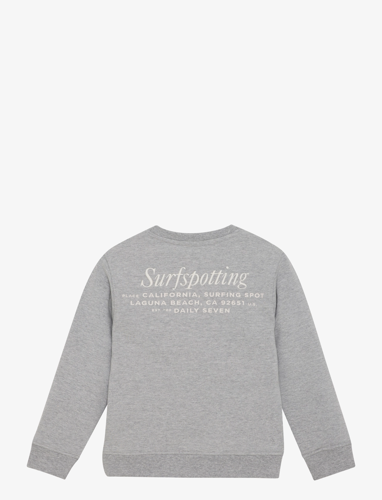 Daily 7 - Sweater Textprint - bluzy - medium grey melange - 1