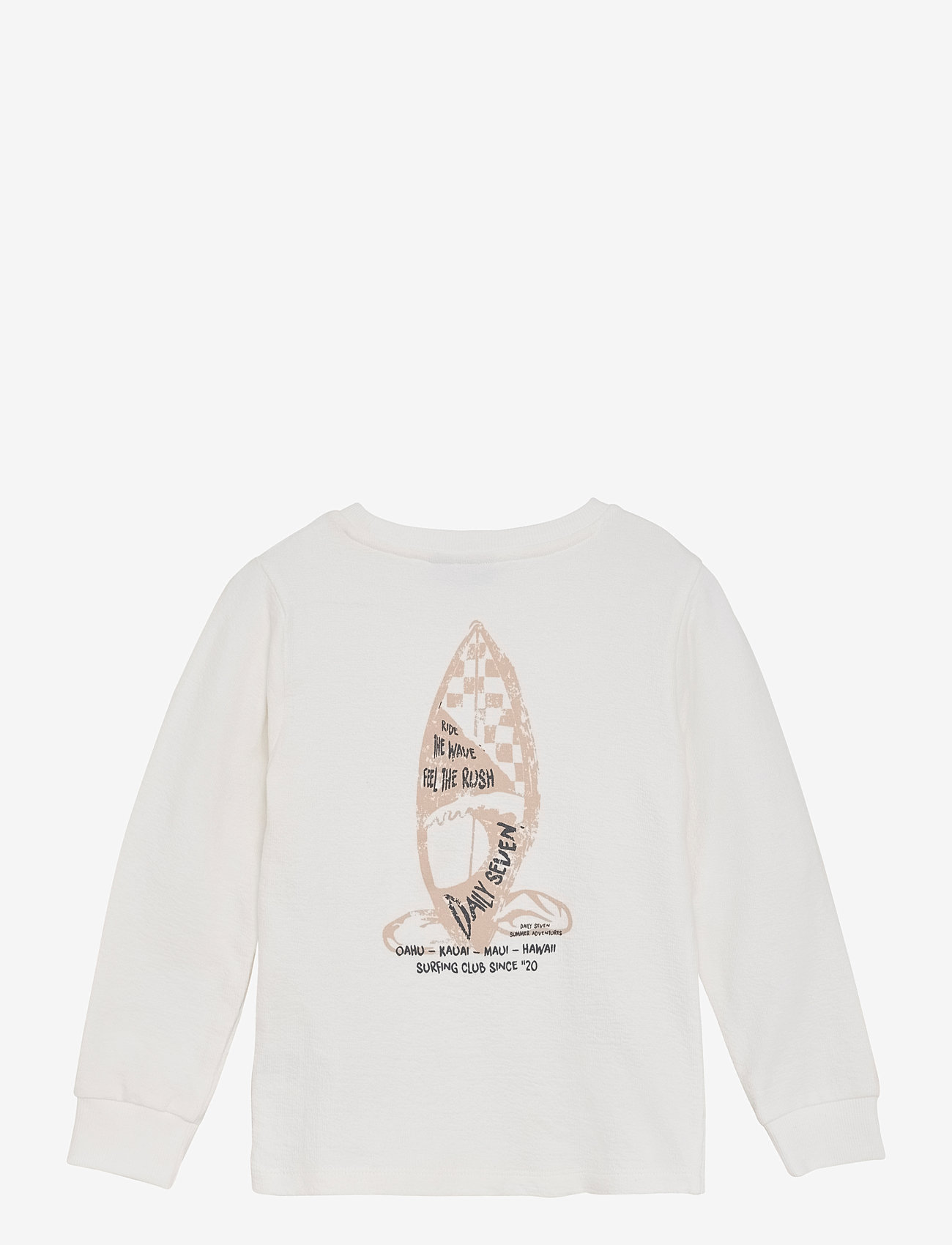 Daily 7 - T-shirt LS Print - dressipluusid - cloud - 1