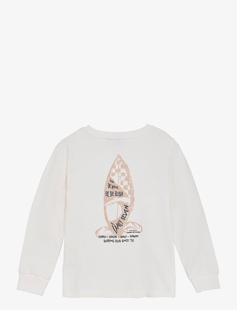 Daily 7 - T-shirt LS Print - dressipluusid - cloud - 1