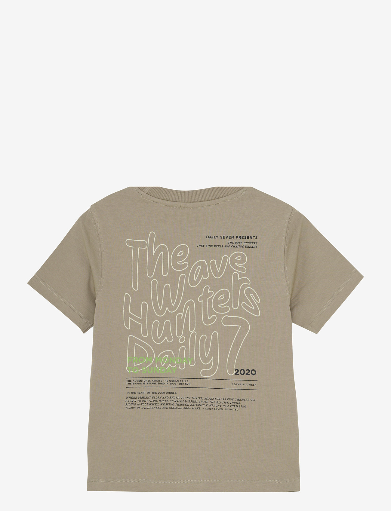 Daily 7 - T-shirt Print - desert olive - 1