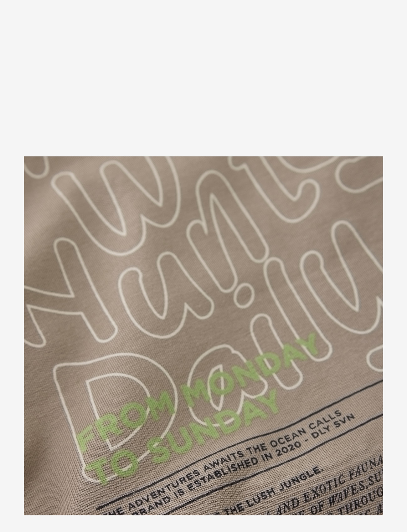 Daily 7 - T-shirt Print - desert olive - 3