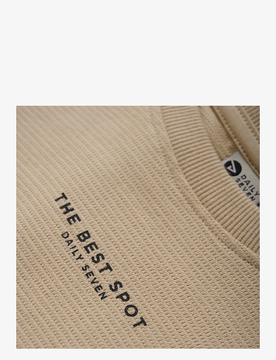 Daily 7 - T-shirt Structure Print - t-shirts à manches courtes - latte sand - 3