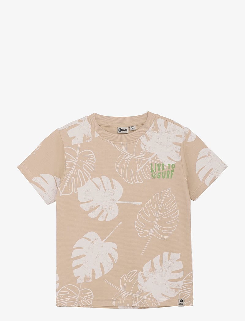 Daily 7 - T-shirt Print - short-sleeved t-shirts - latte sand - 1