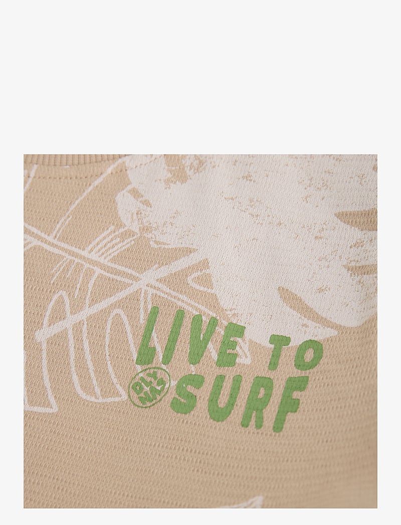 Daily 7 - T-shirt Print - short-sleeved t-shirts - latte sand - 3