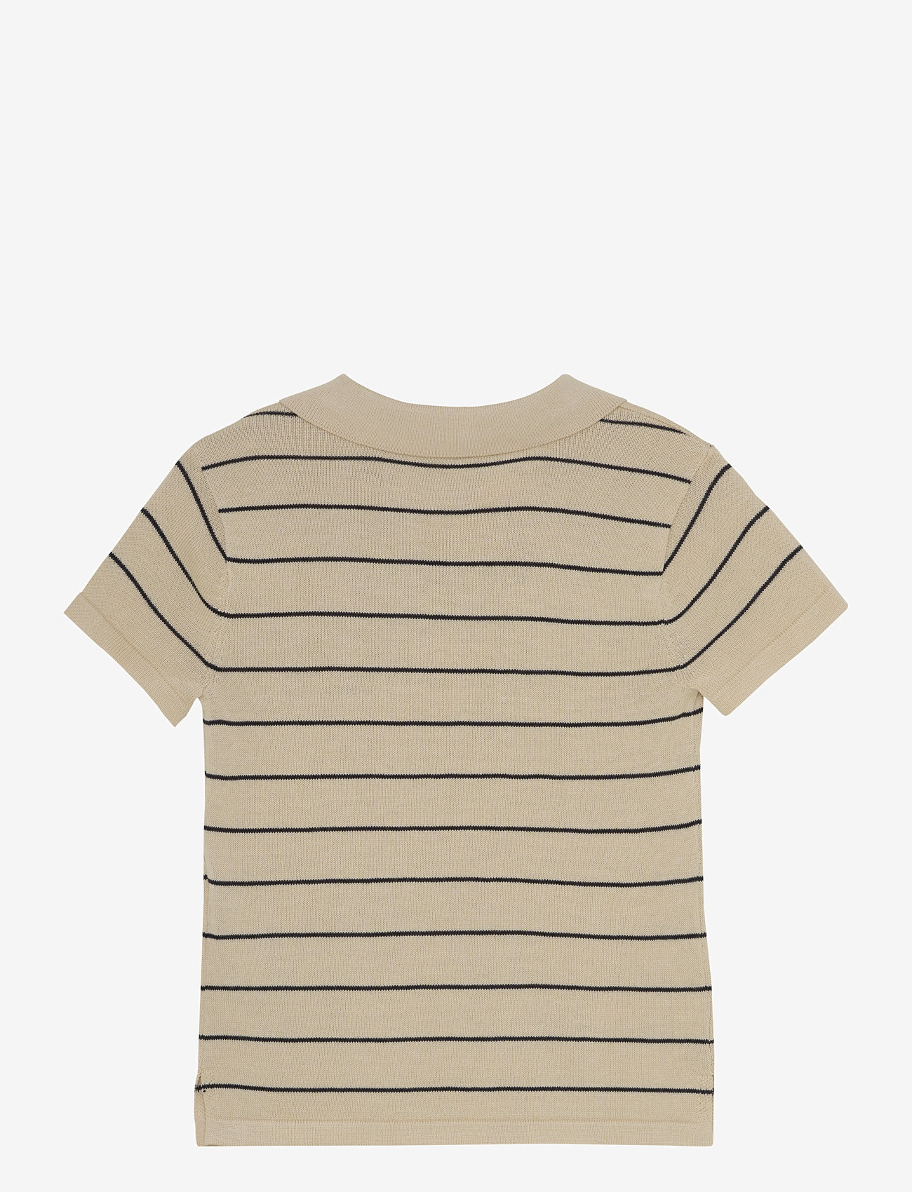 Daily 7 - Knitted Polo - poloshirts - sandshell - 1