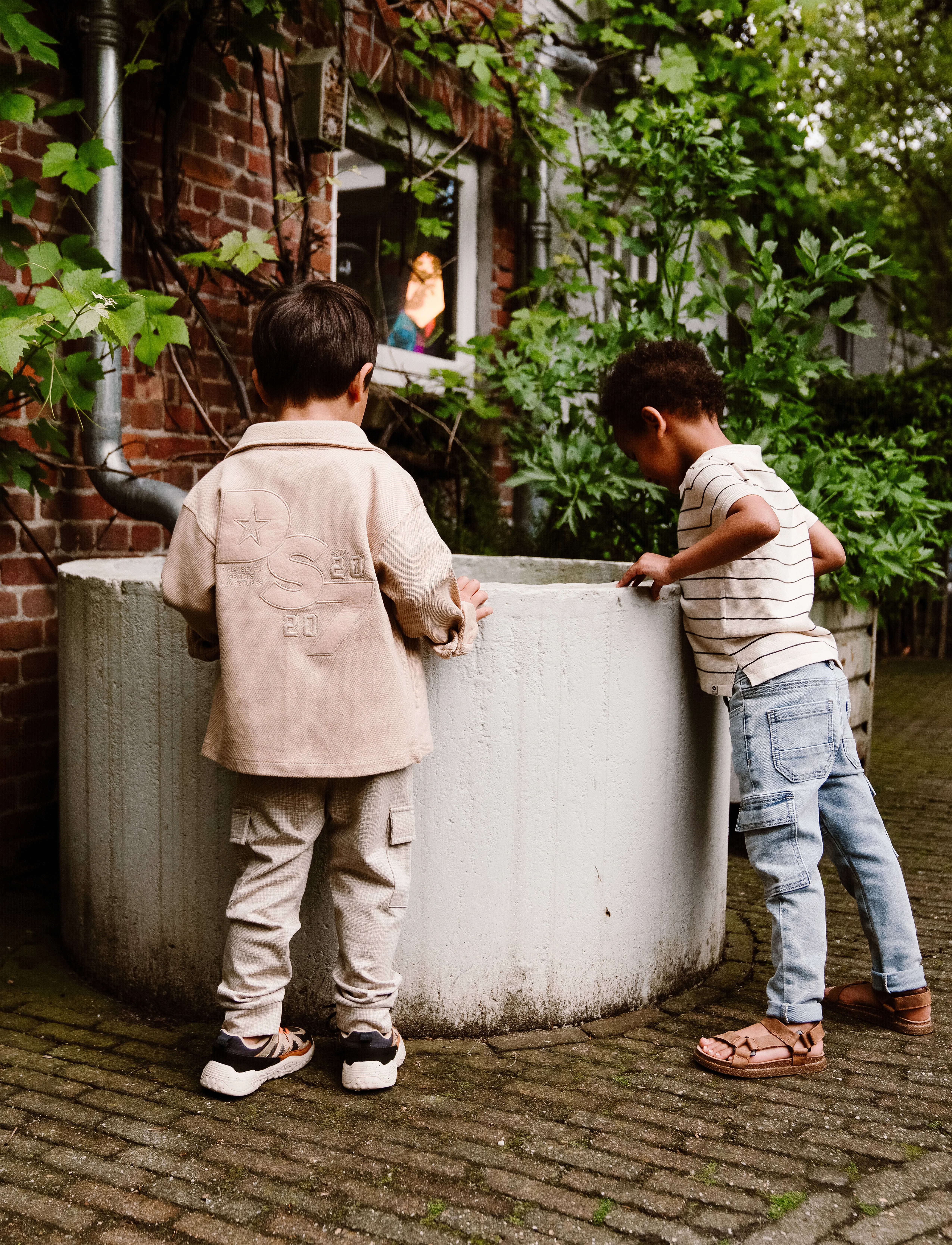 Daily 7 Knitted Polo - Kurzärmelig - SANDSHELL / beige