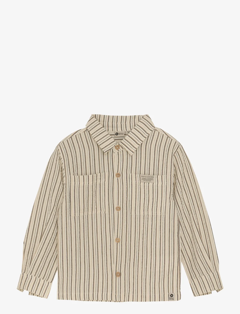 Daily 7 - Shirt LS Striped - langærmede skjorter - cloud - 1