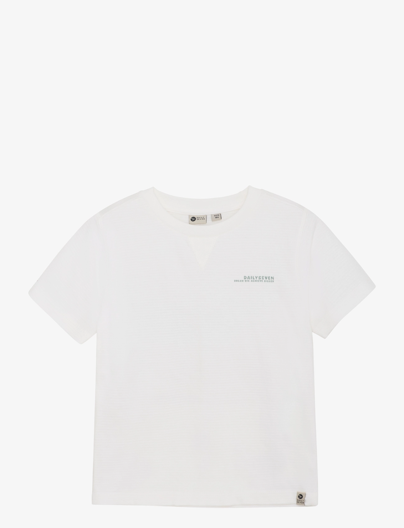 Daily 7 T-shirt Backprint - Overdele - CLOUD / white