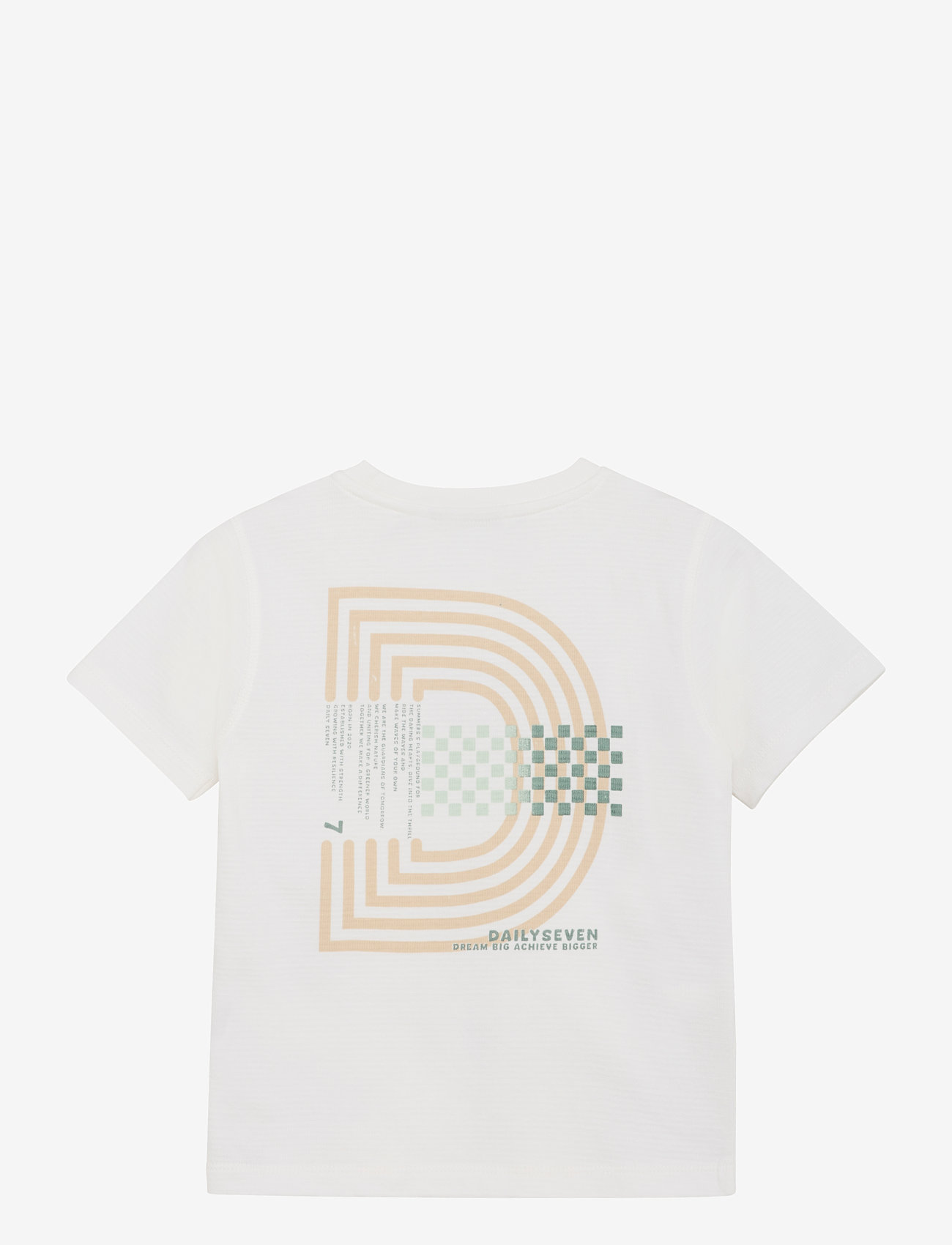 Daily 7 - T-shirt Backprint - kortermede t-skjorter - cloud - 1