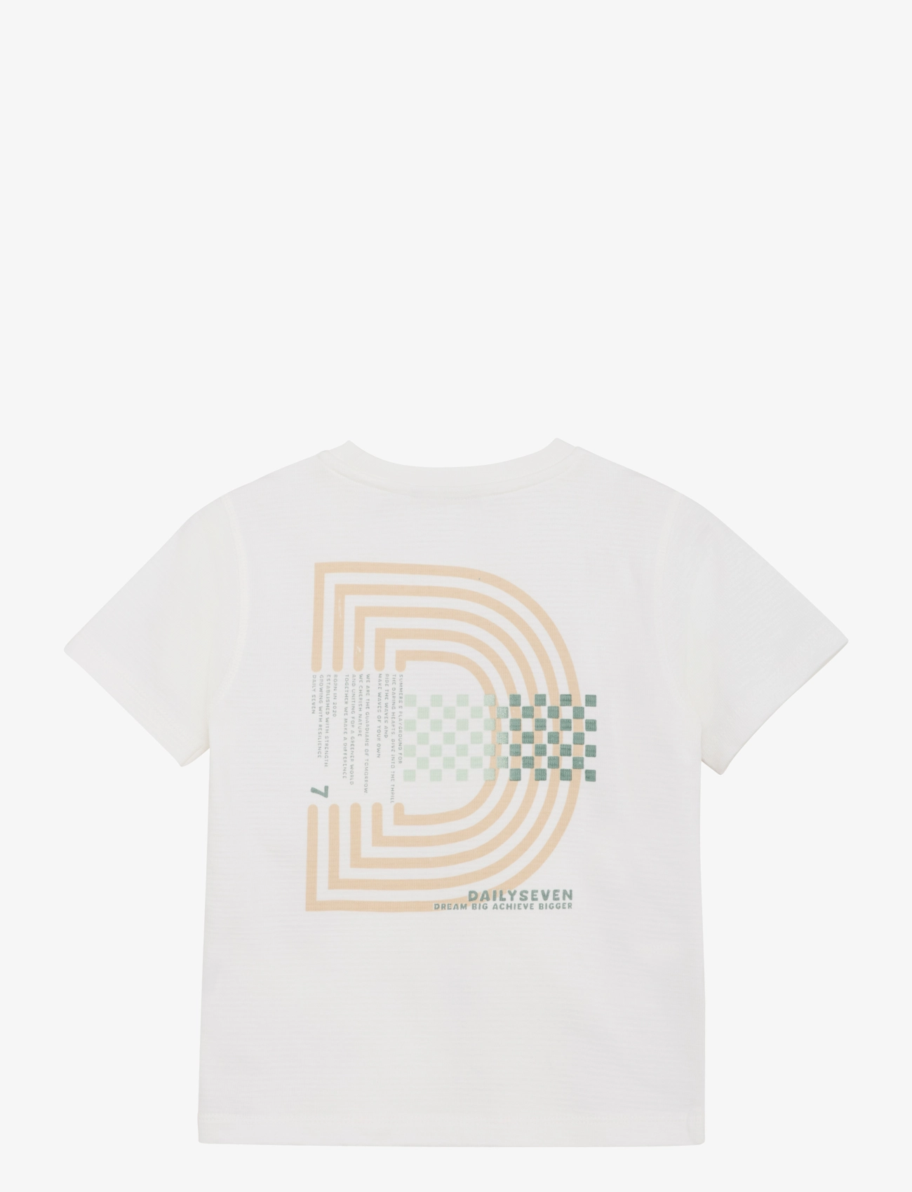 Daily 7 - T-shirt Backprint - kortærmede t-shirts - cloud - 1