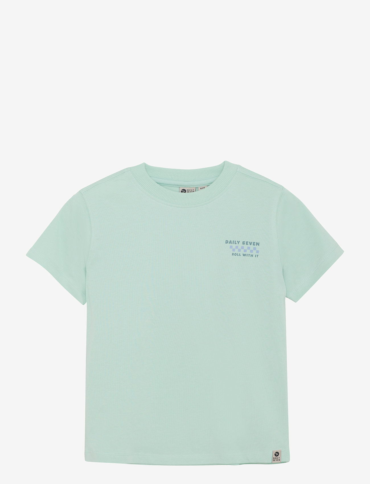 Daily 7 - T-shirt Backprint - kurzärmelige - aqua foam - 0