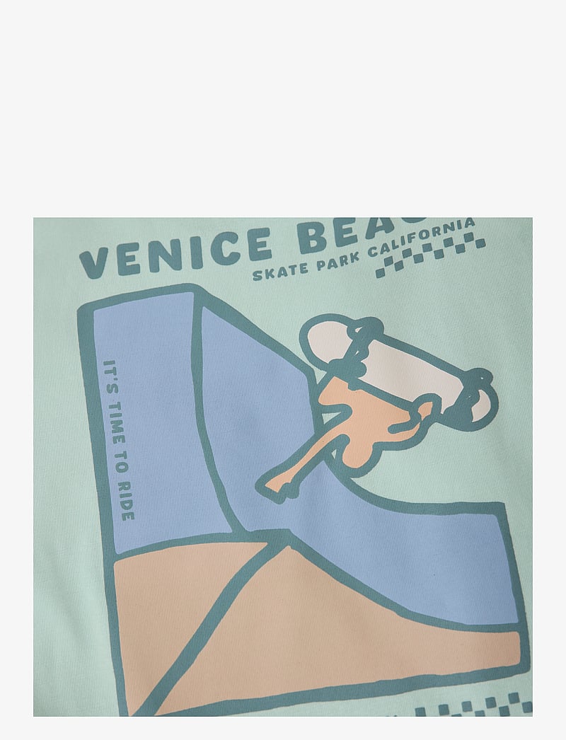 Daily 7 - T-shirt Backprint - kurzärmelige - aqua foam - 2