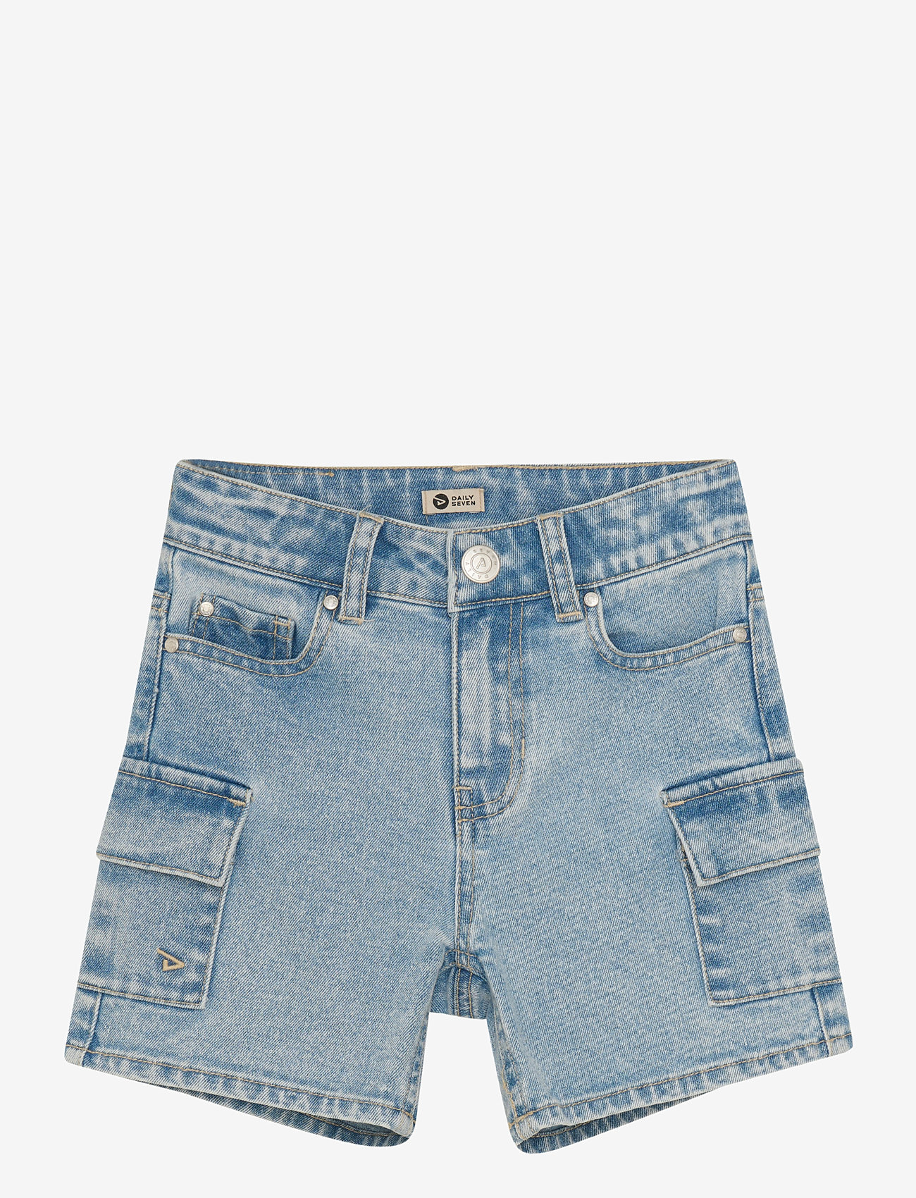 Daily 7 - Cargo Denim Shorts - denimshorts - medium denim - 0