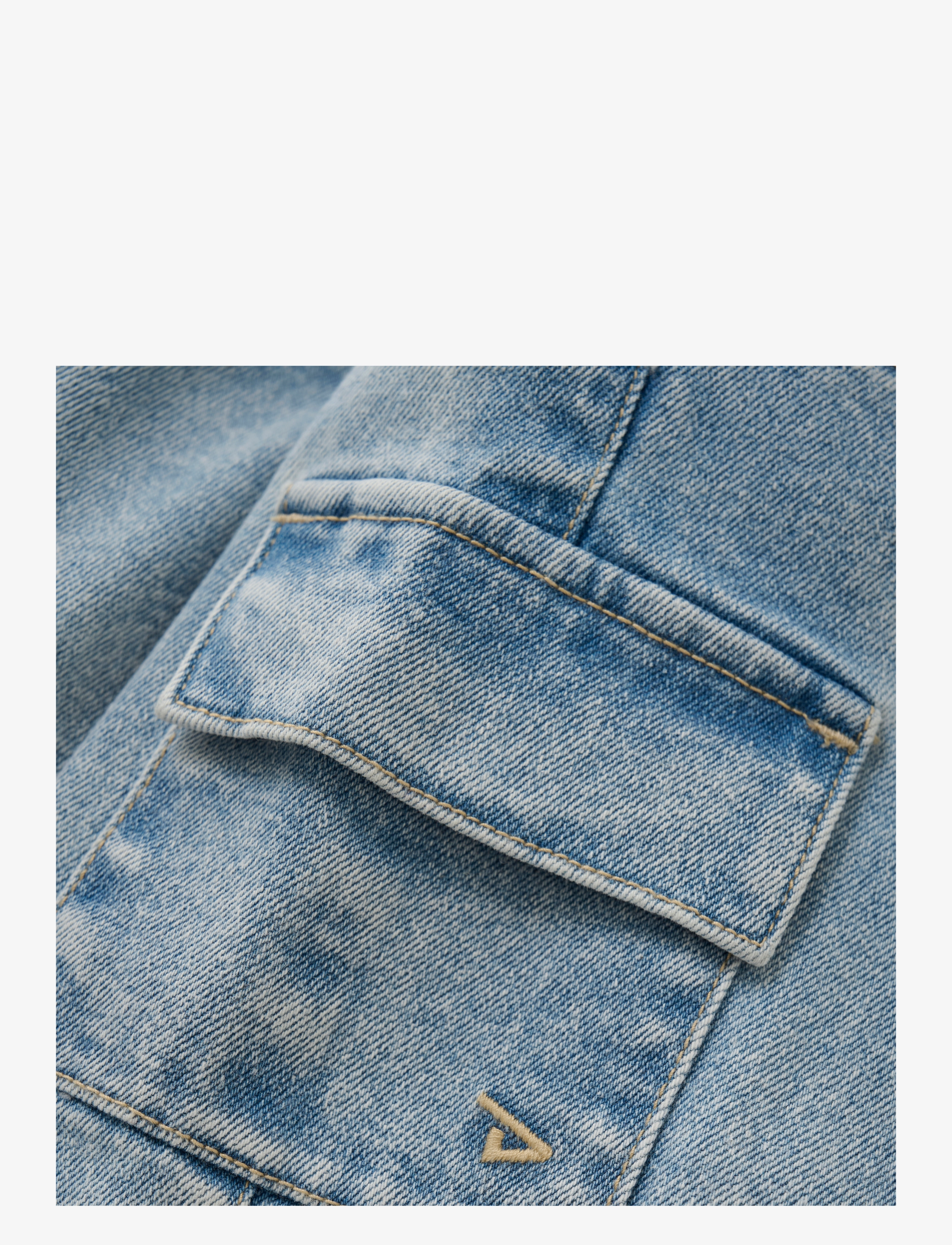 Daily 7 - Cargo Denim Shorts - denimshorts - medium denim - 2